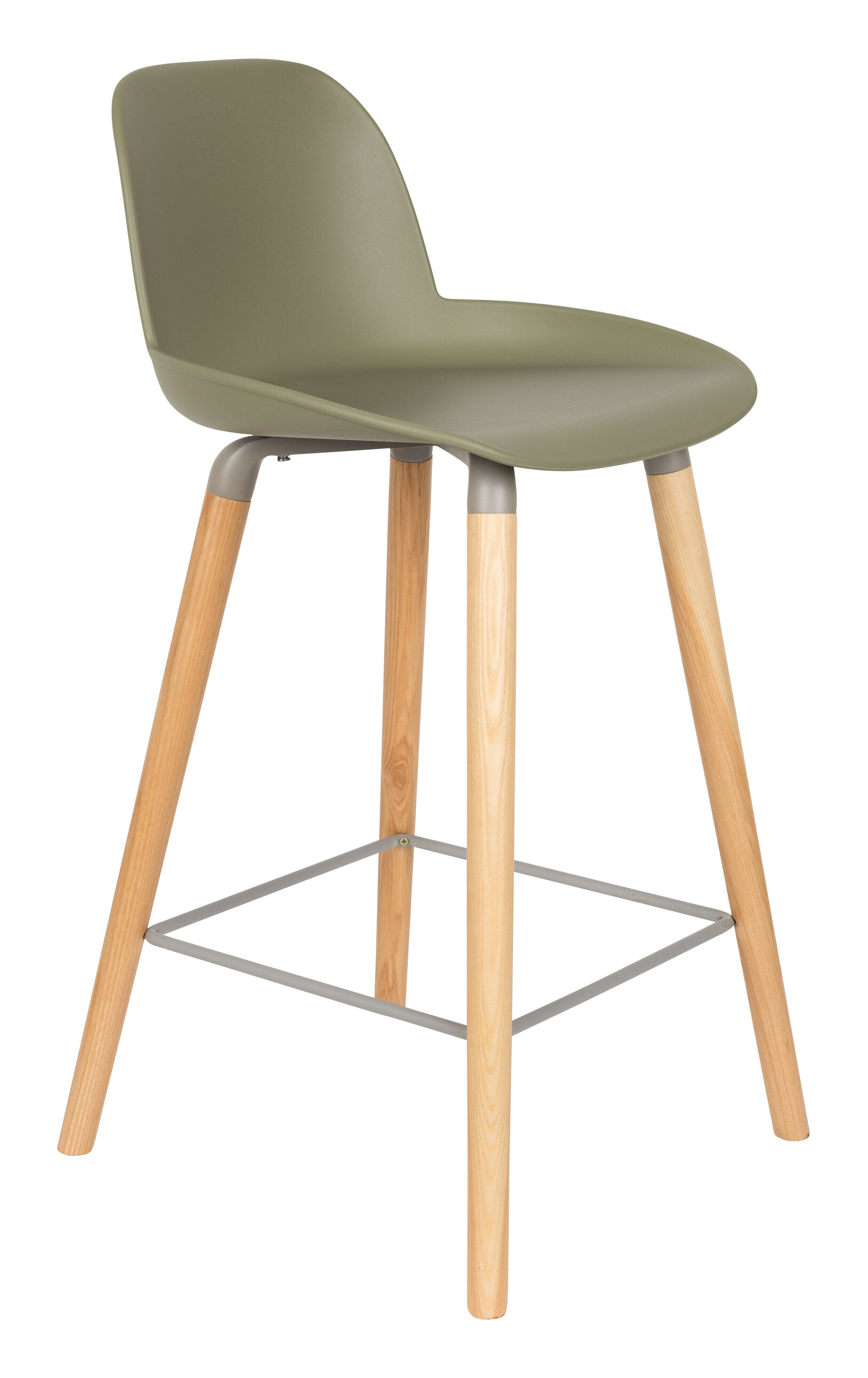 Zuiver Barstoel 'Albert Kuip' PP, kleur Groen (zithoogte 65cm)