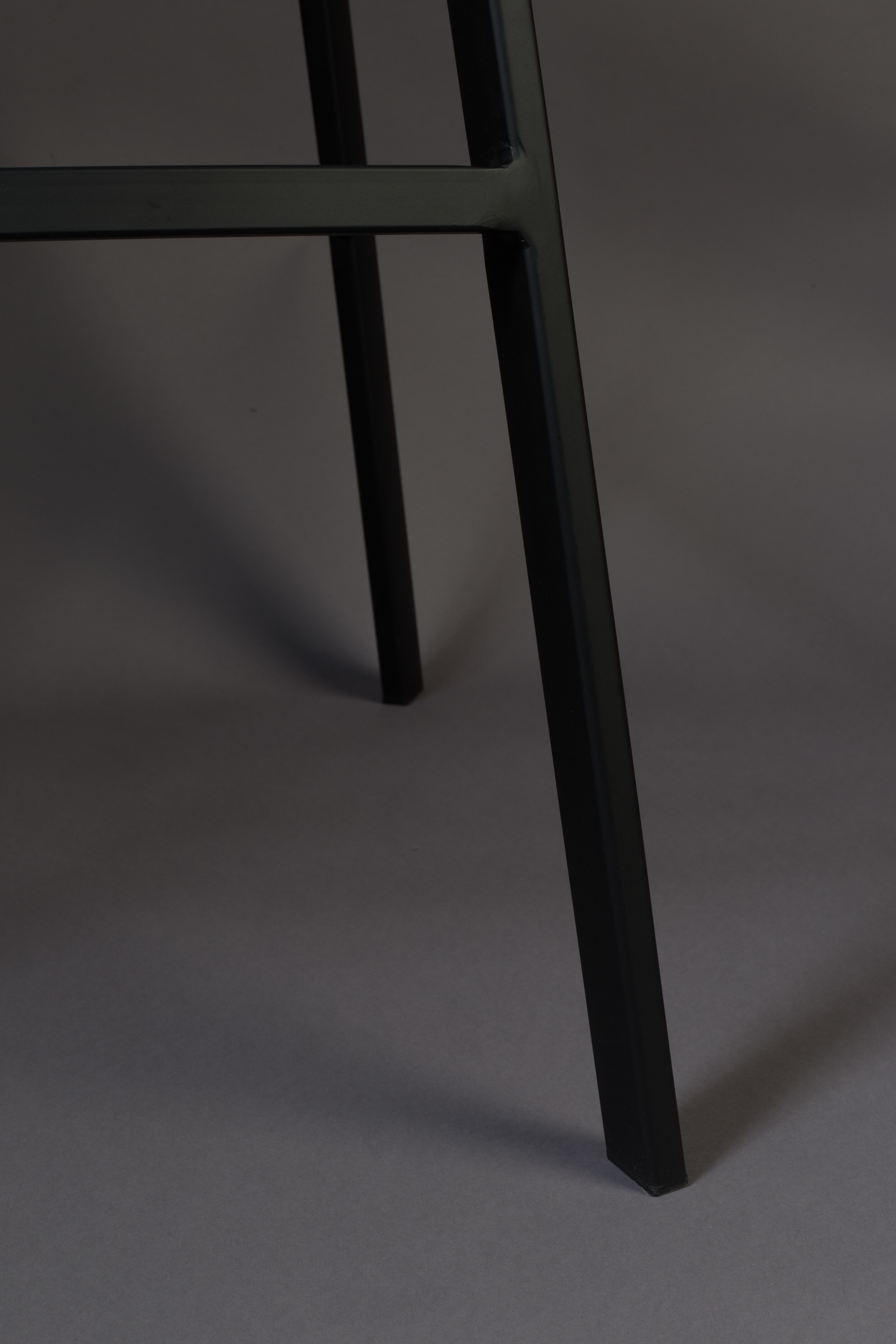 Dutchbone Barkruk 'Franky' Velvet (zithoogte 80cm), kleur Petrol