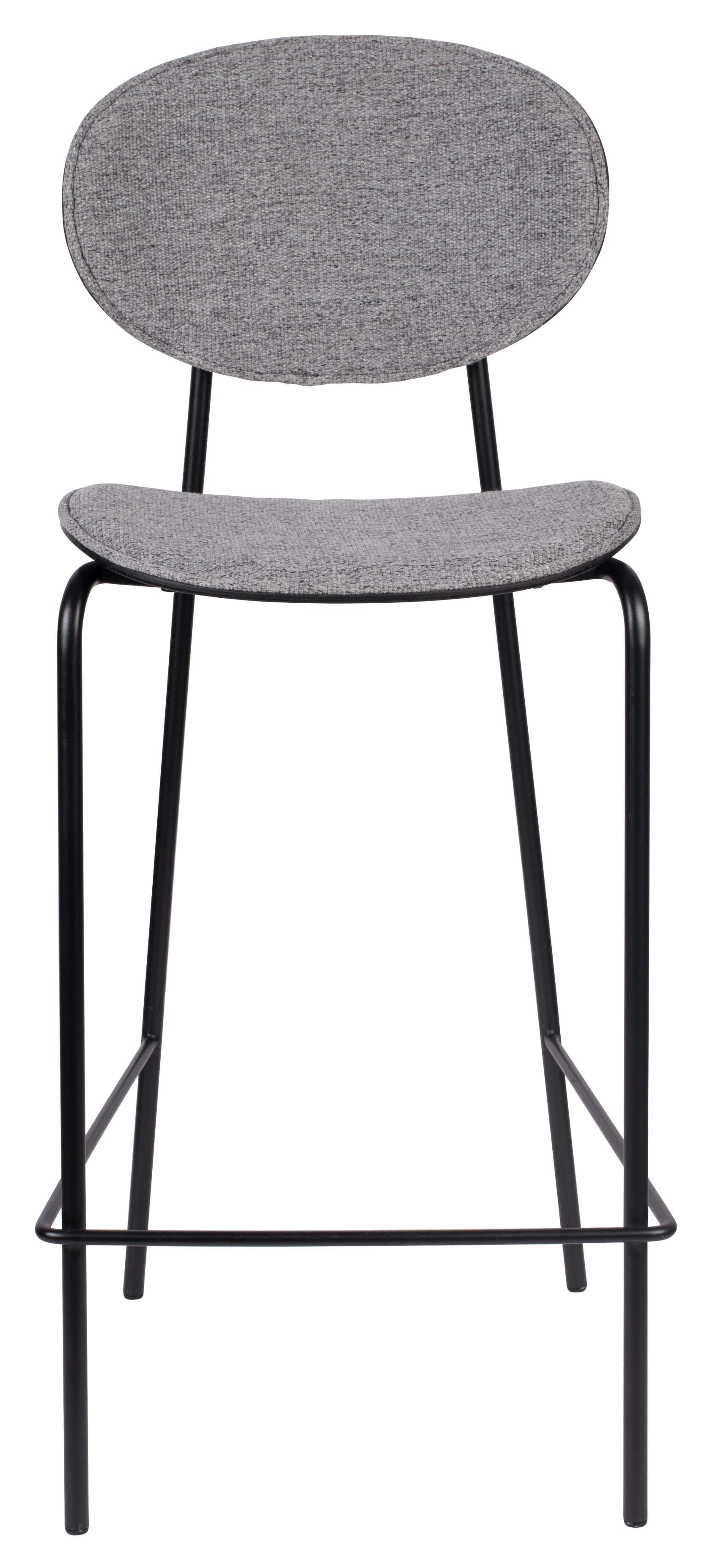Zilt Barkruk 'Dina' zithoogte 66cm, kleur Grijs