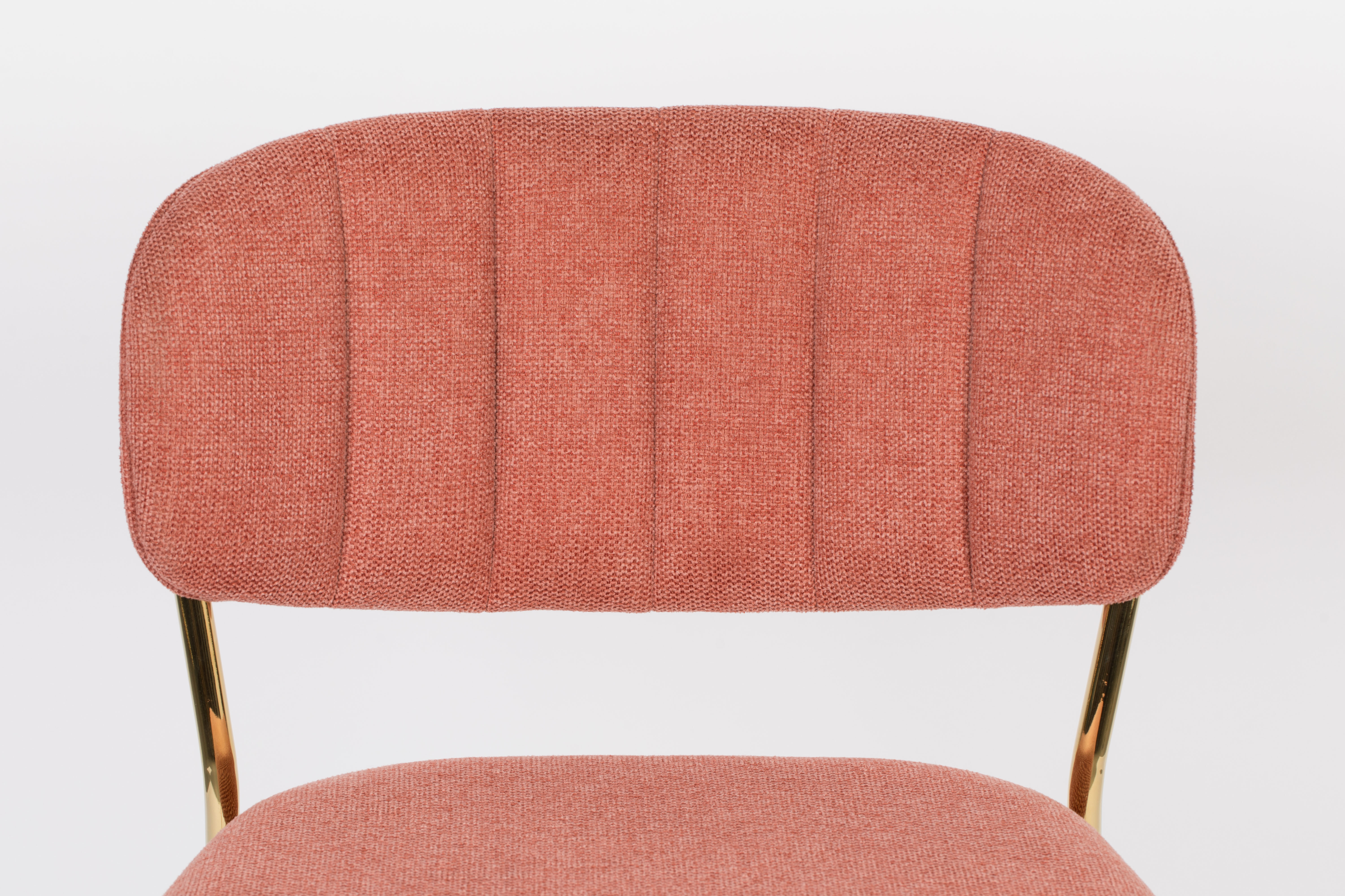 ZILT Barstoel 'Kolten' kleur Goud/Roze (zithoogte 65cm)