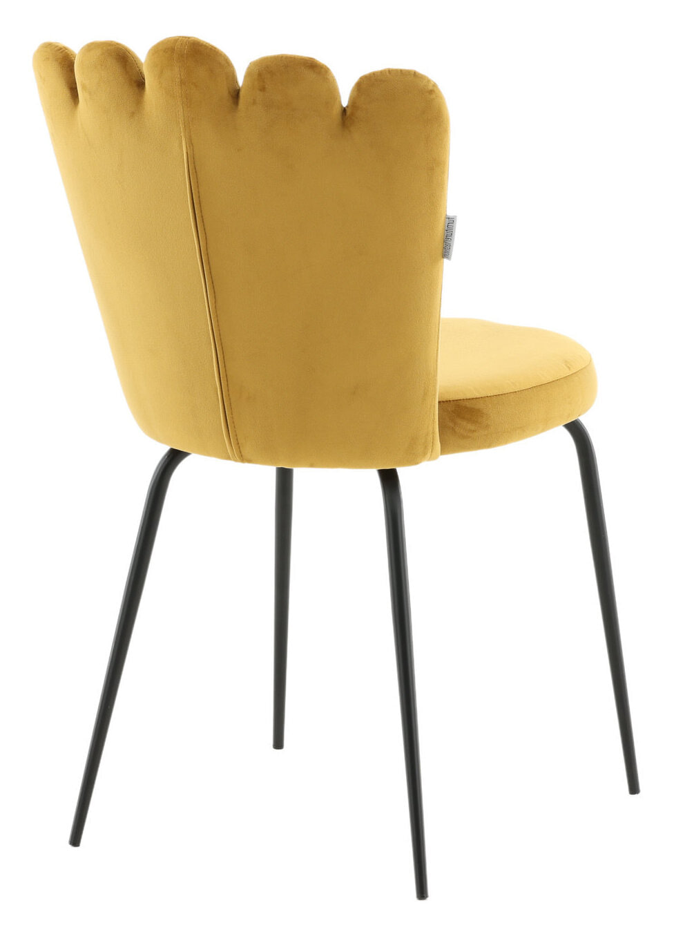 Nohr Eetkamerstoel 'Kyrstle' Velvet, kleur Geel