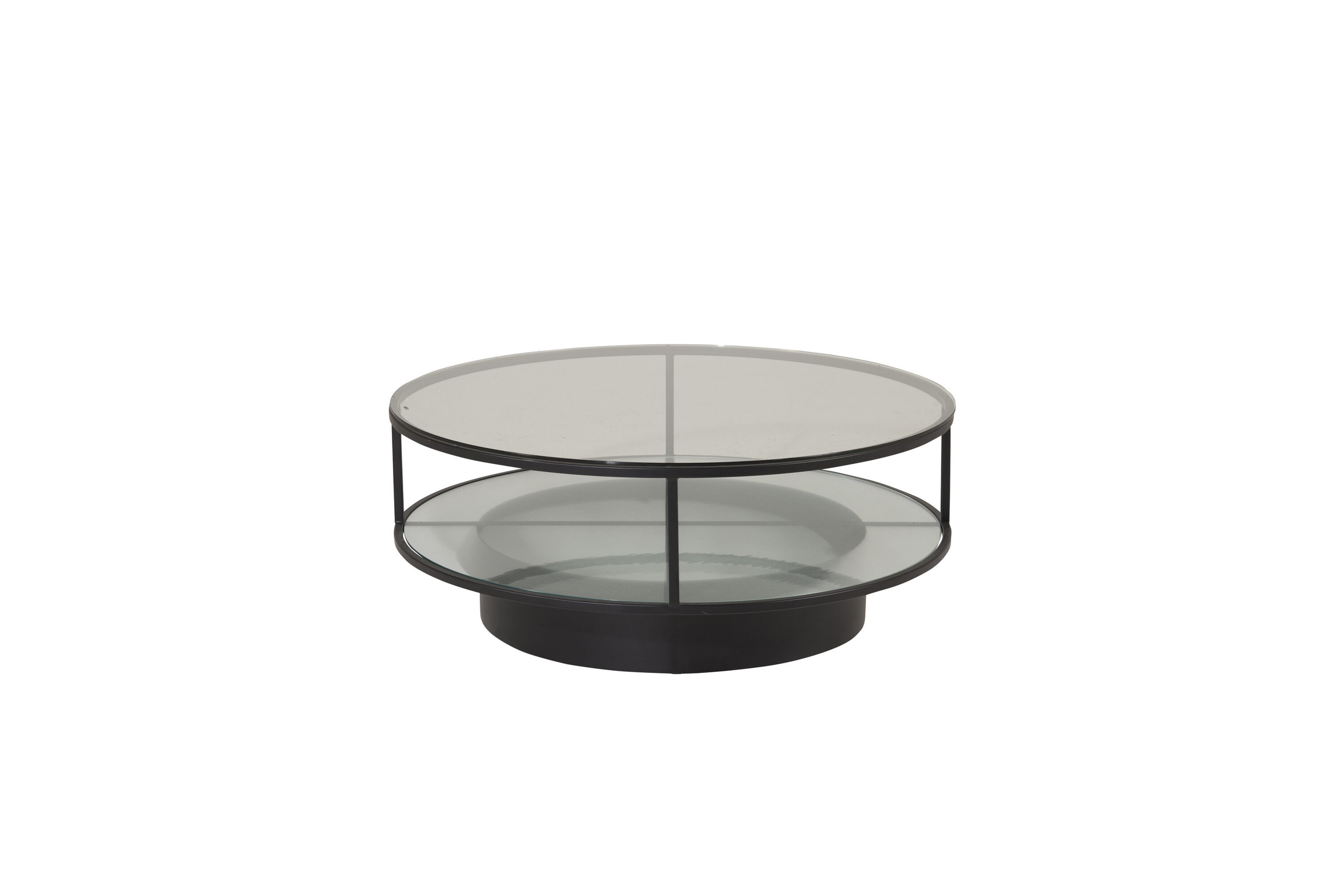 Nohr Ronde Salontafel 'Nivea' Glas, 100cm