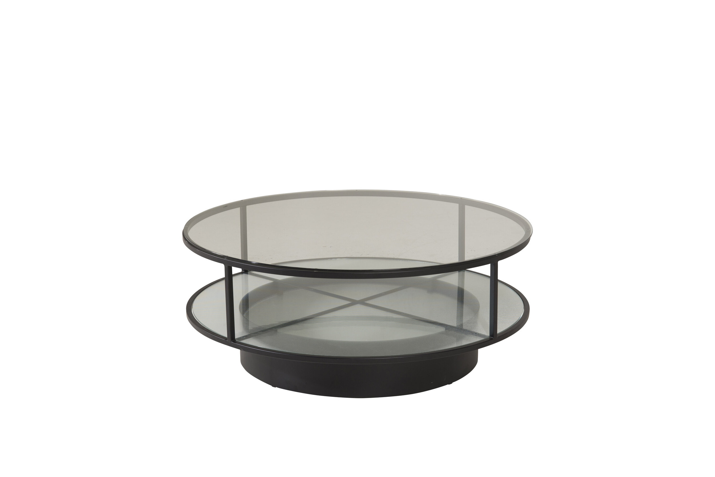 Nohr Ronde Salontafel 'Nivea' Glas, 100cm