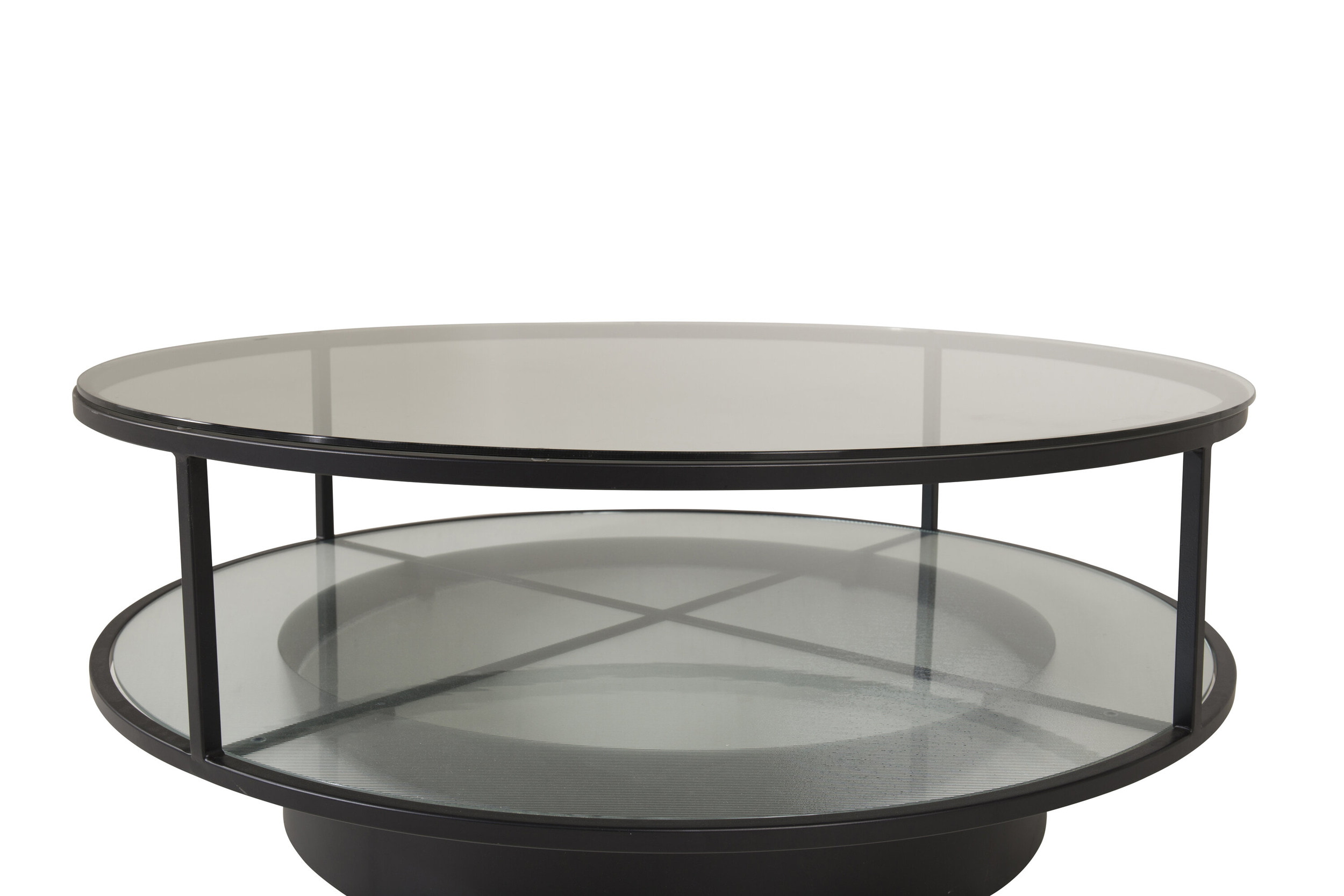 Nohr Ronde Salontafel 'Nivea' Glas, 100cm