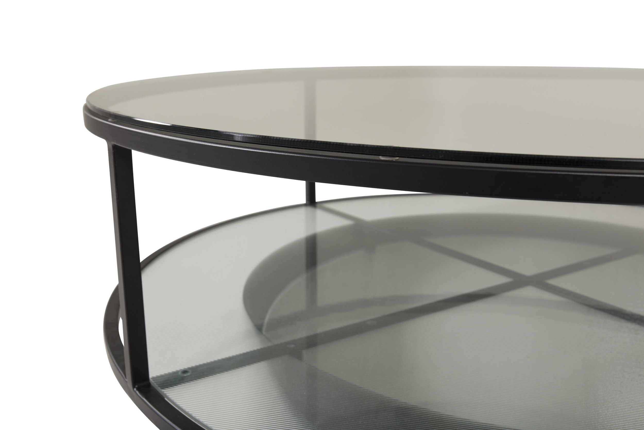 Nohr Ronde Salontafel 'Nivea' Glas, 100cm