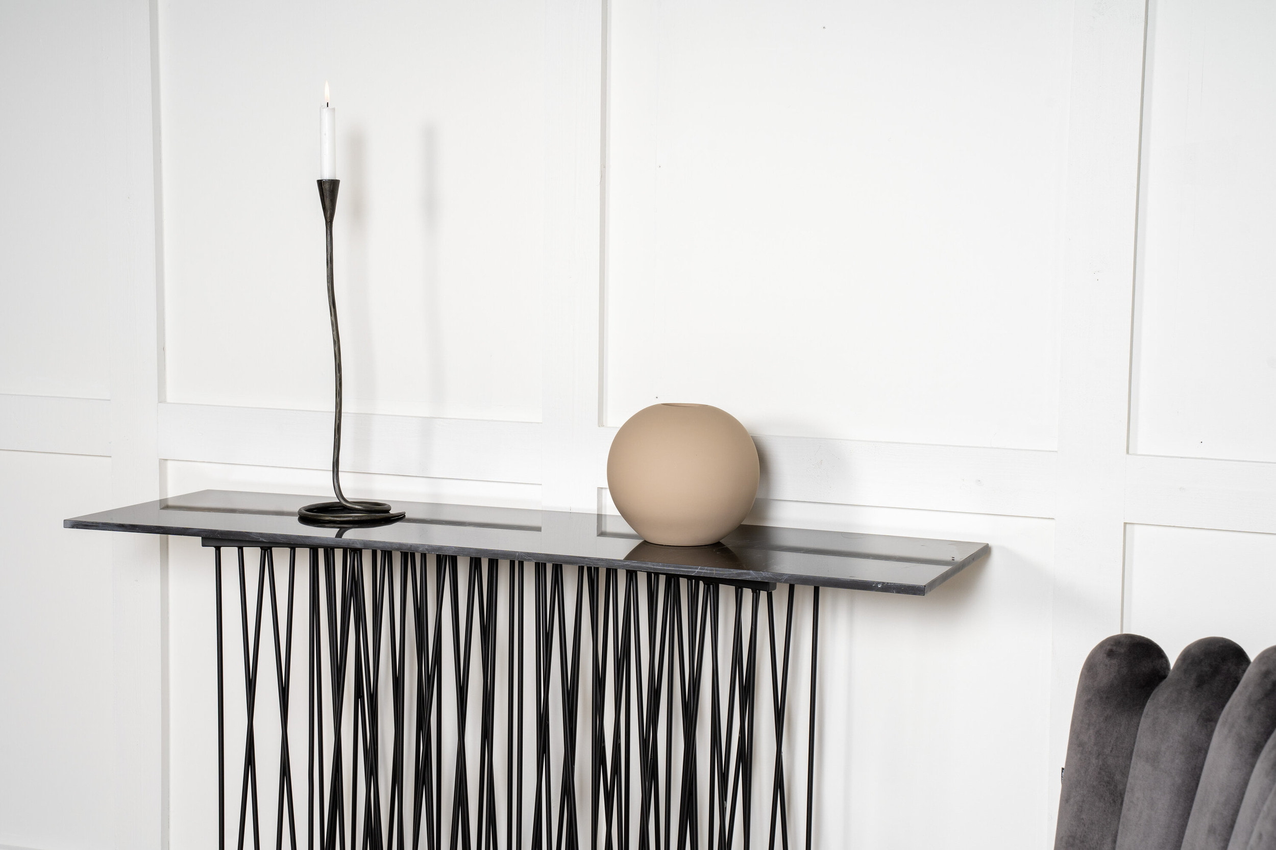 Nohr Sidetable 'Danni' Marmerlook, 130cm