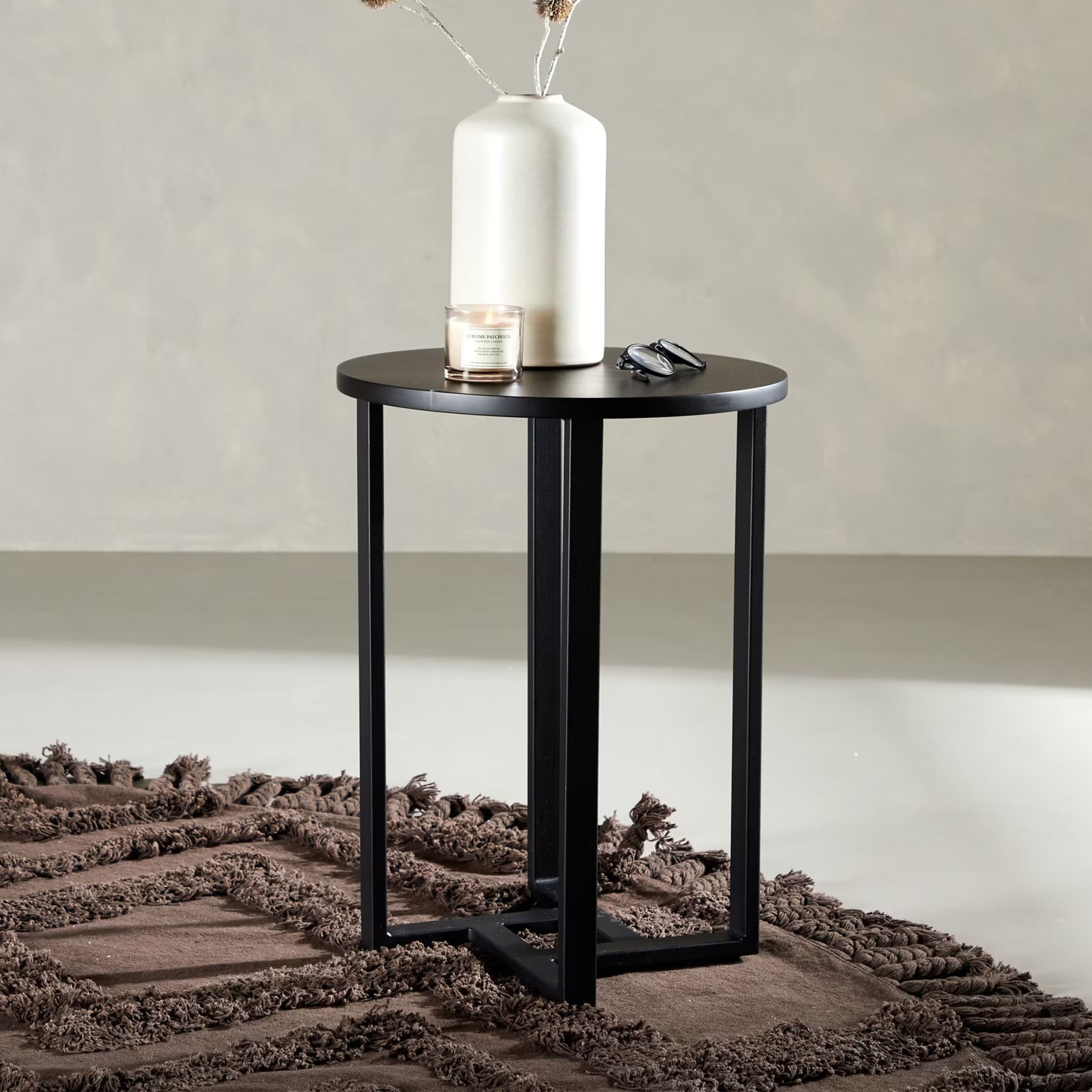 Nohr Ronde Salontafel Dallin MDF - Zwart