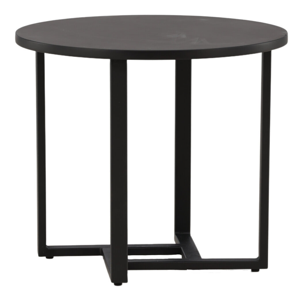Nohr Ronde Salontafel 'Dallin' 50cm, kleur Zwart