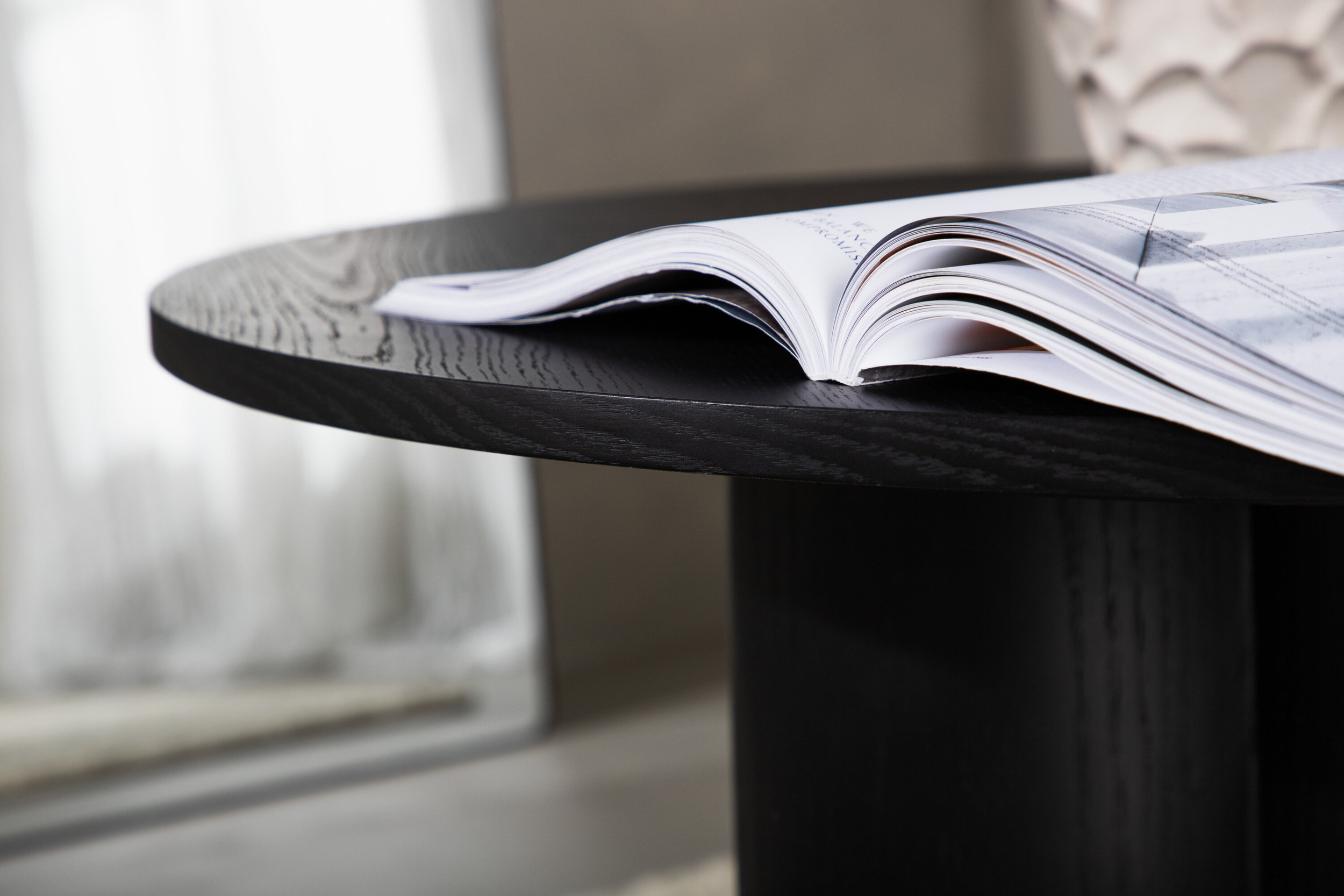 Nohr Ronde Salontafel 'Anh' 80cm, kleur Zwart