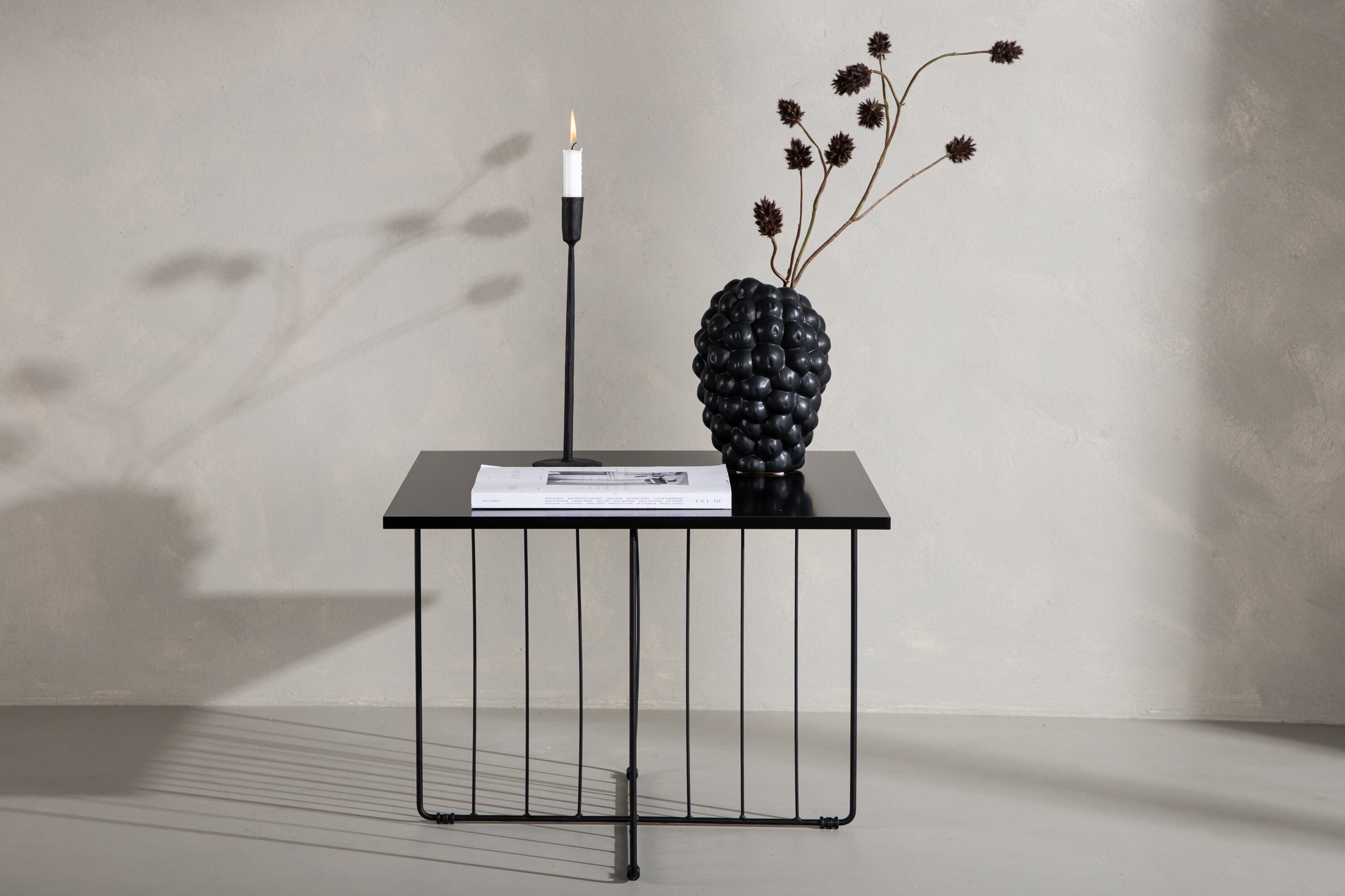 Nohr Salontafel 'Ashlynn' 60 x 60cm, kleur Zwart