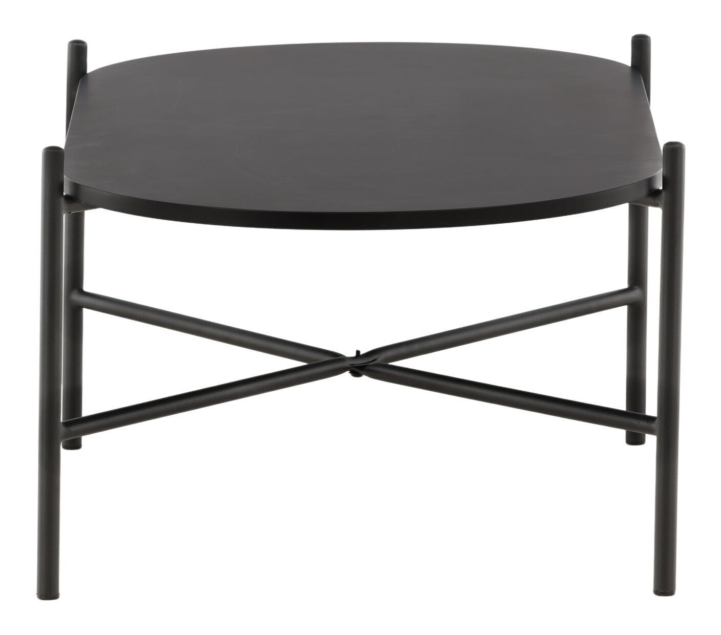 Nohr Ovale Salontafel 'Tieshia' 120 x 60cm, kleur Zwart
