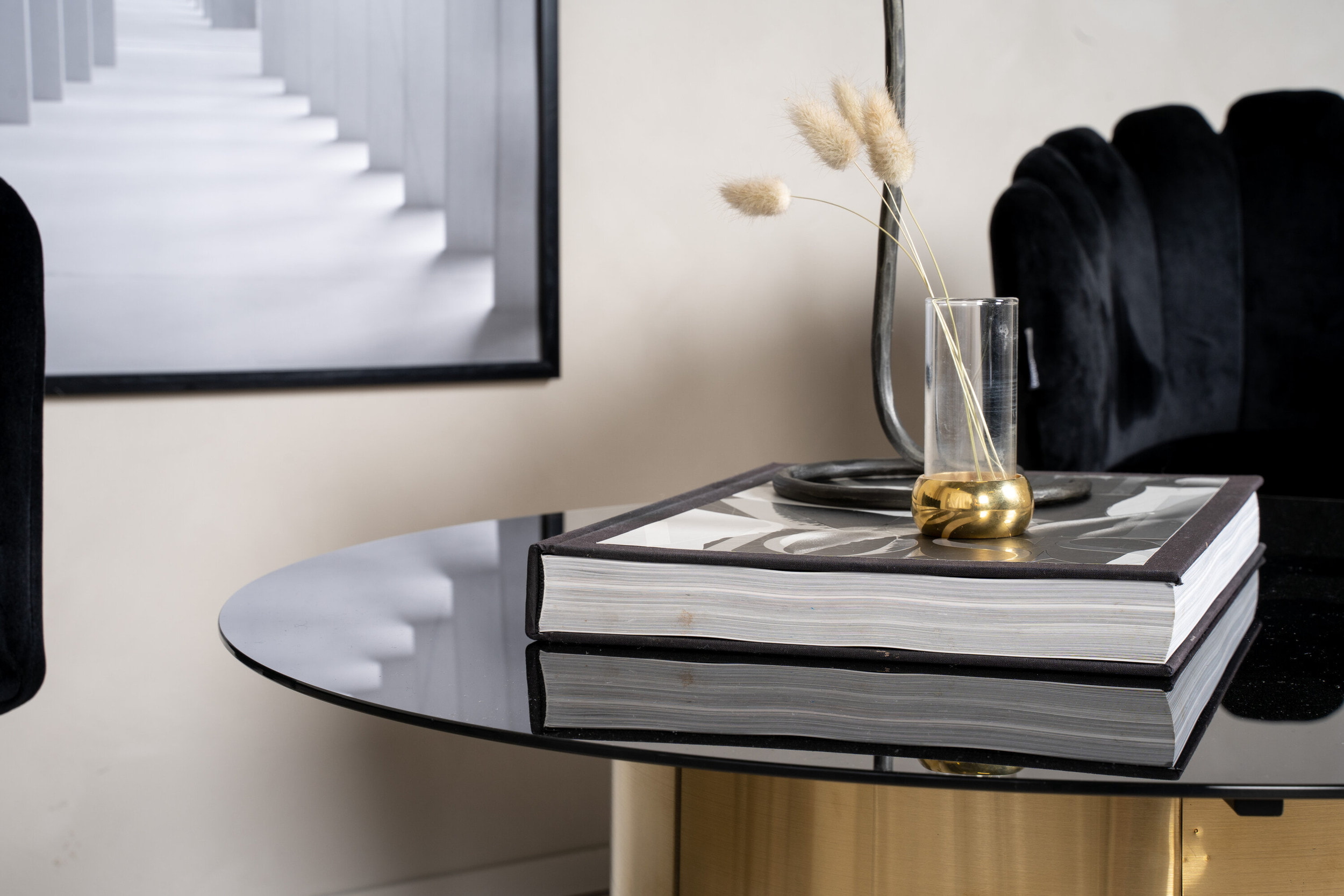 Nohr Ronde Salontafel 'Tarissa' Glas, 80cm