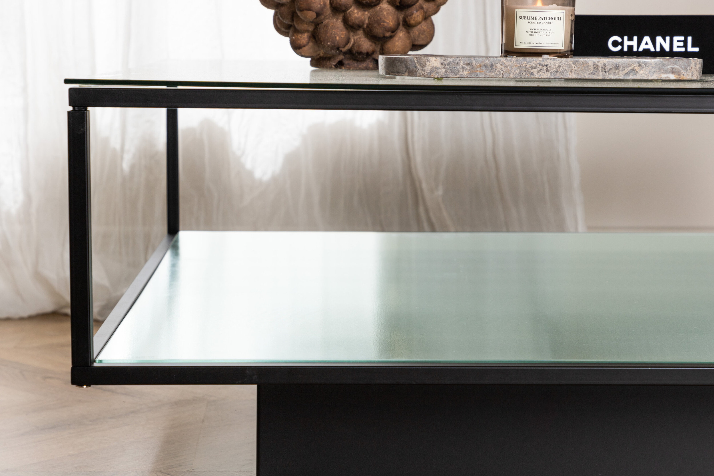 Nohr Salontafel 'Sheema' Glas, 90 x 90cm