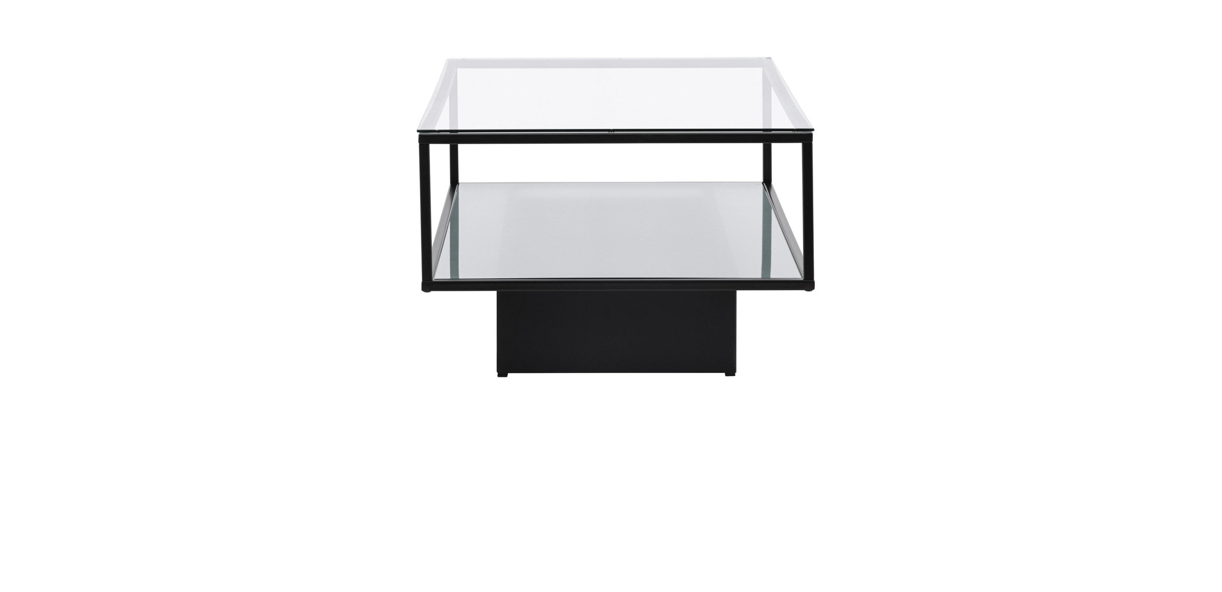 Nohr Salontafel 'Sheema' Glas, 130 x 60cm, kleur Zwart