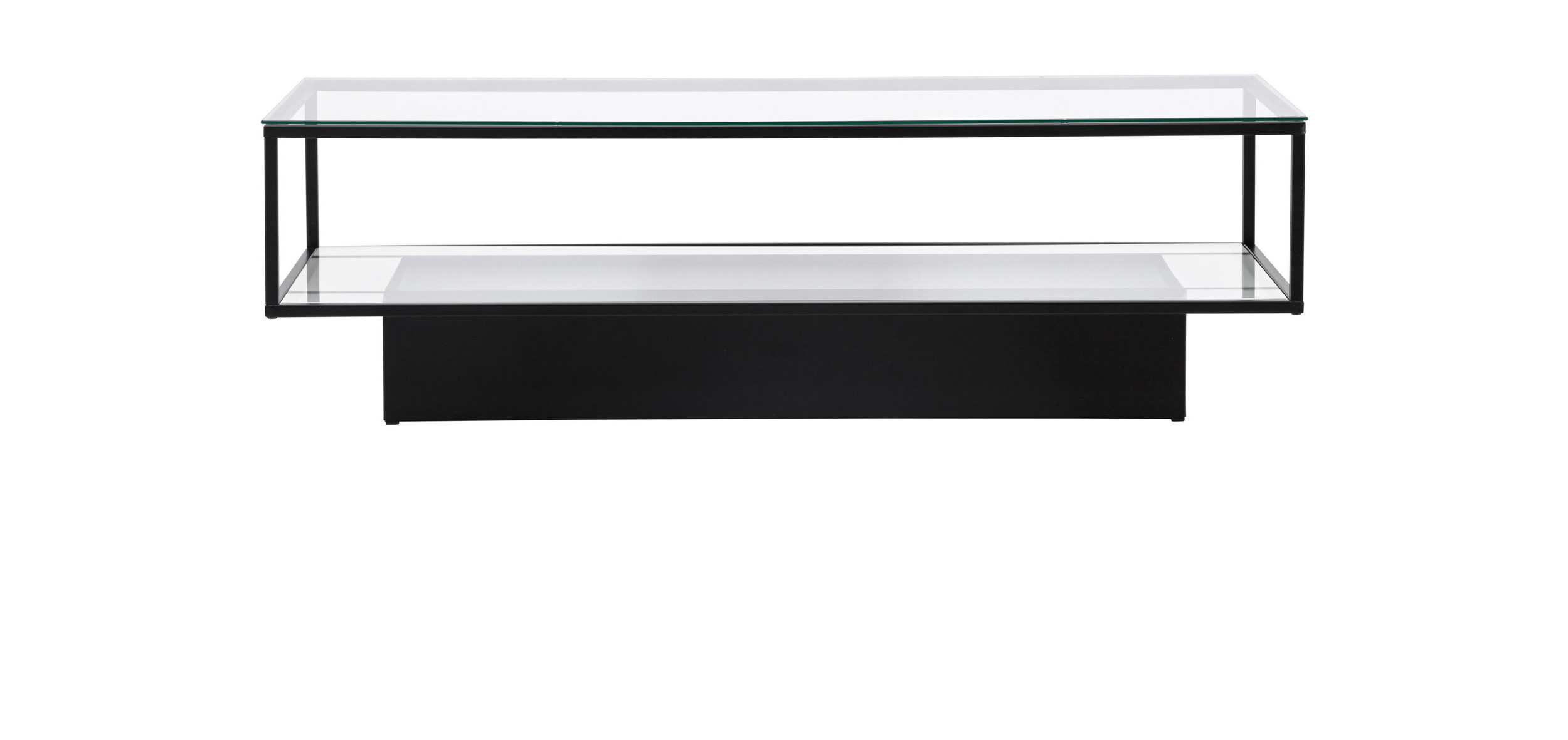 Nohr Salontafel 'Sheema' Glas, 130 x 60cm, kleur Zwart