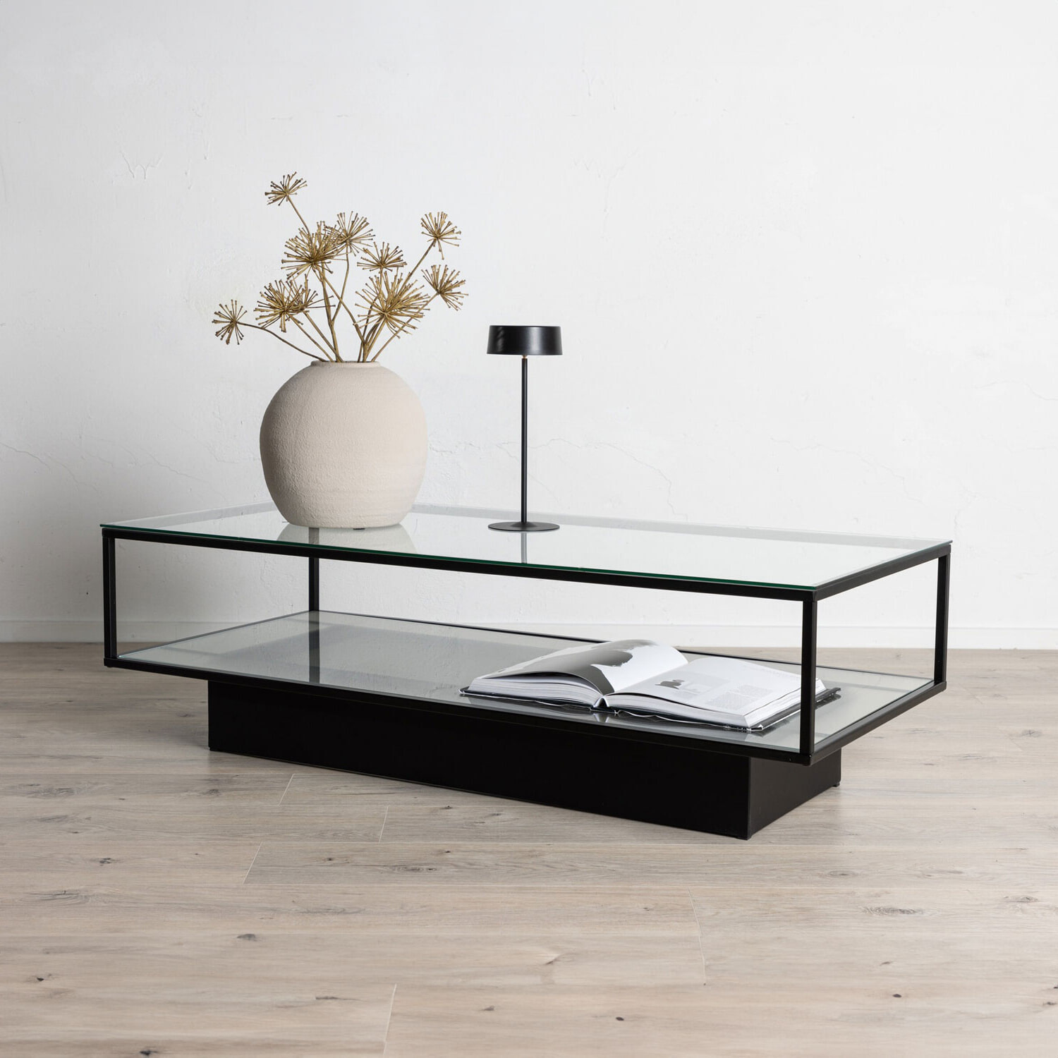 Nohr Salontafel 'Sheema' Glas, 130 x 60cm