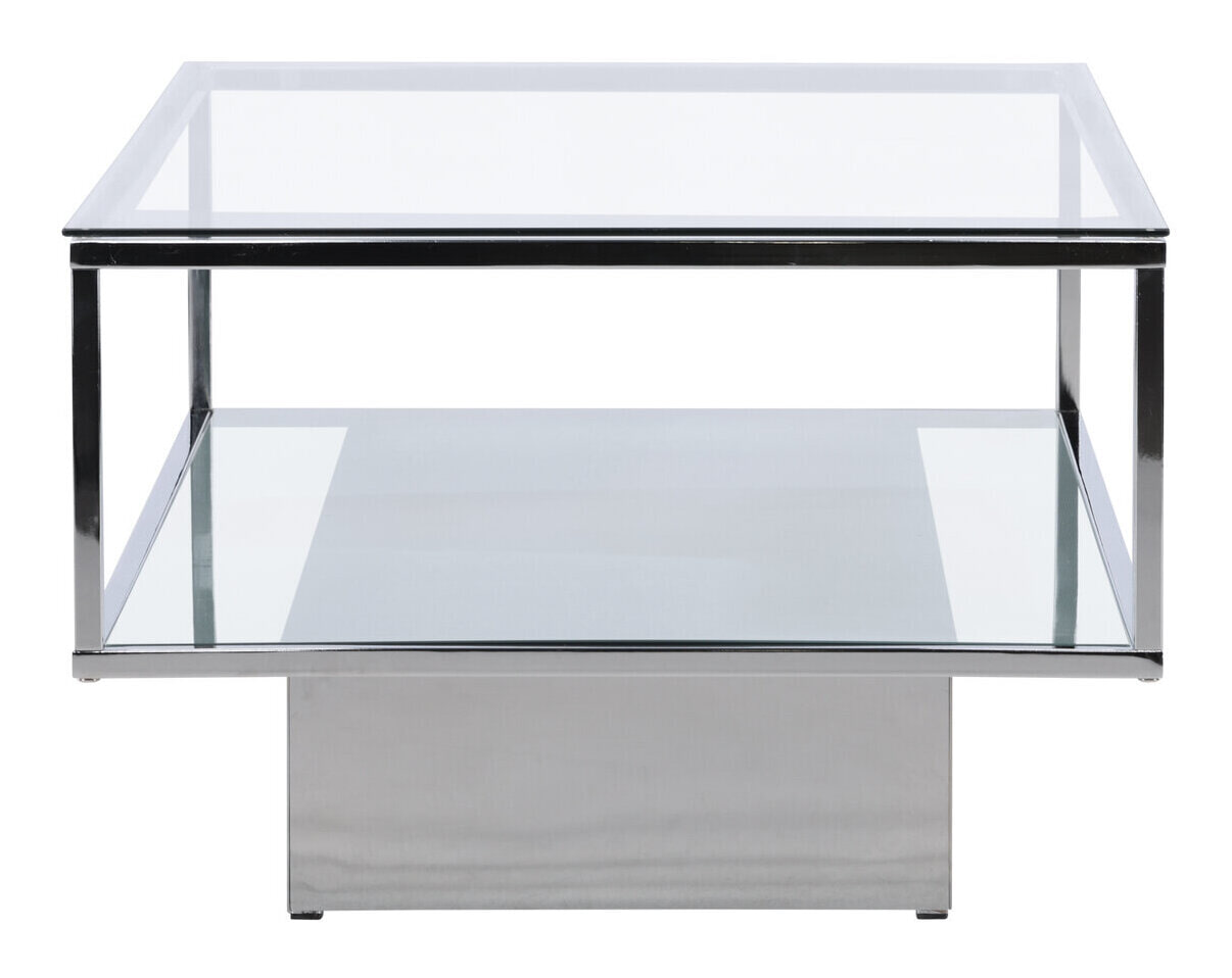 Nohr Salontafel 'Sheema' Glas, 130 x 60cm, kleur Zilver