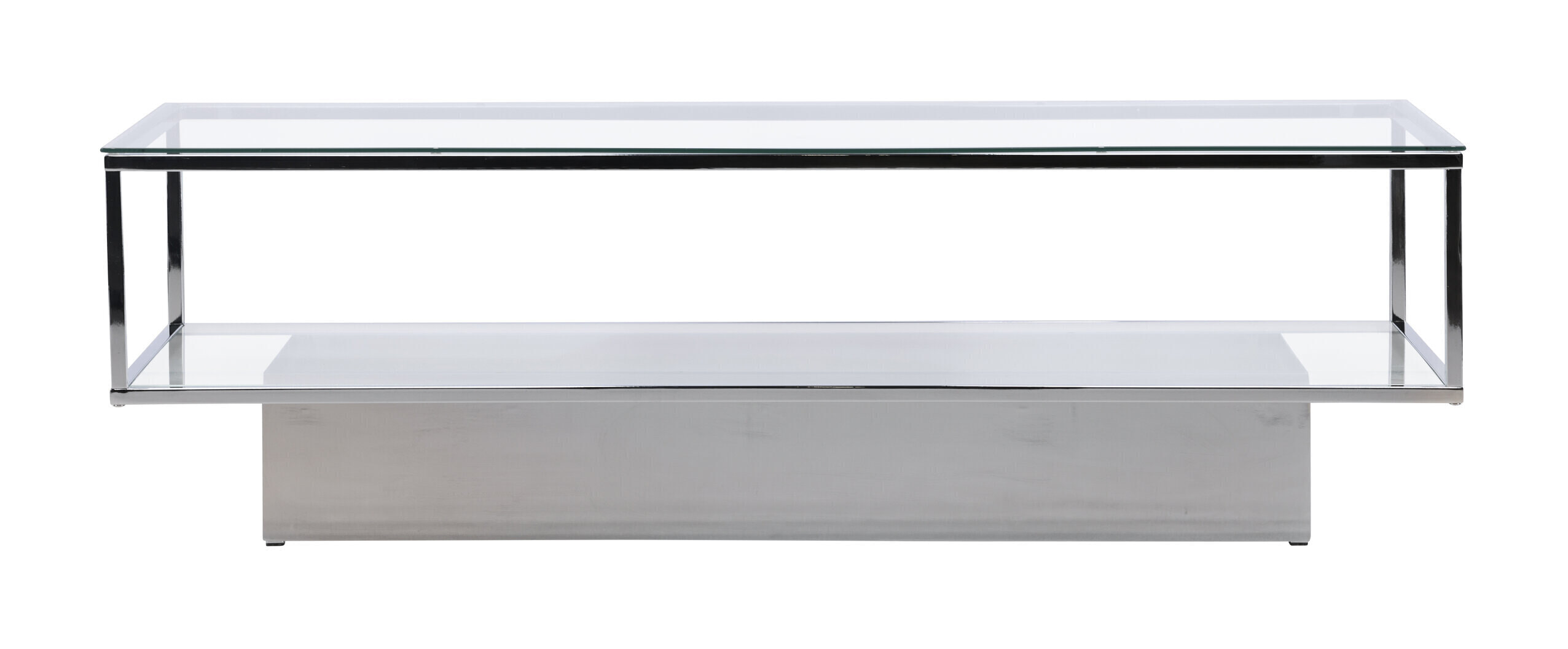 Nohr Salontafel 'Sheema' Glas, 130 x 60cm, kleur Zilver