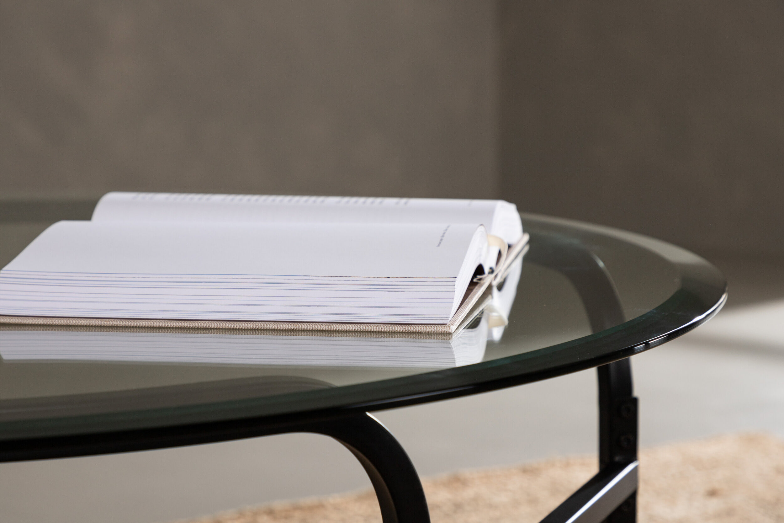 Nohr Ronde Salontafel 'Myron' Glas, 110cm