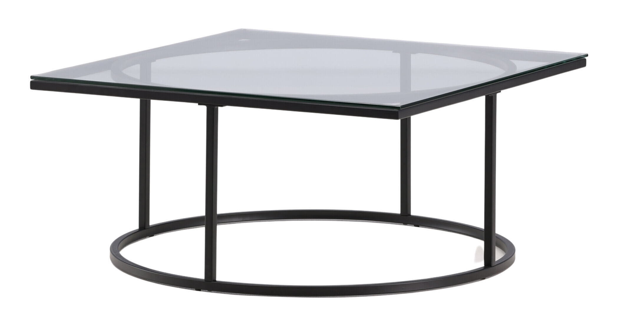 Nohr Salontafel 'Nycole' Glas, 90 x 90cm