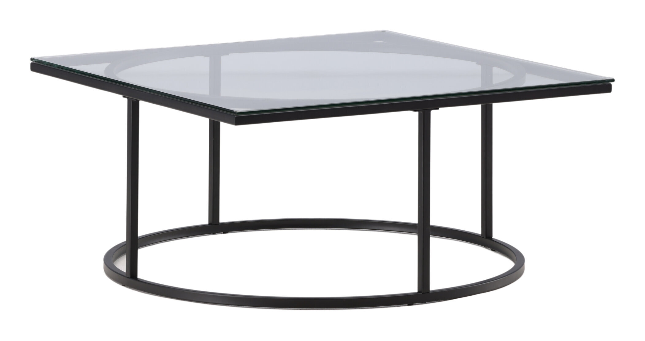 Nohr Salontafel 'Nycole' Glas, 90 x 90cm