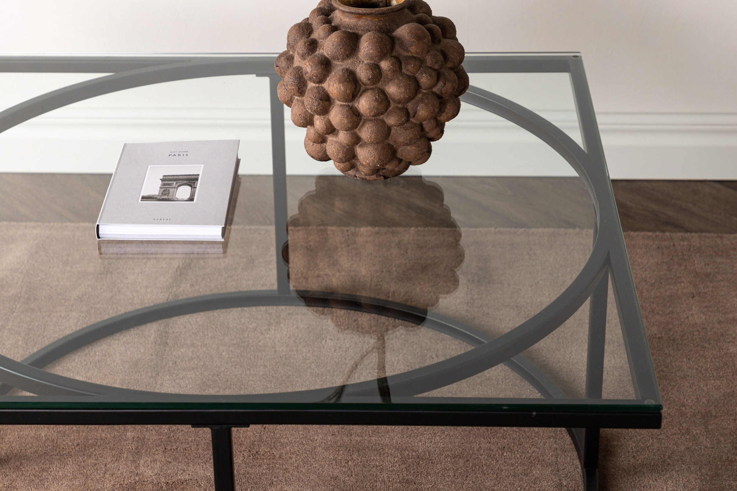 Nohr Salontafel 'Nycole' Glas, 90 x 90cm
