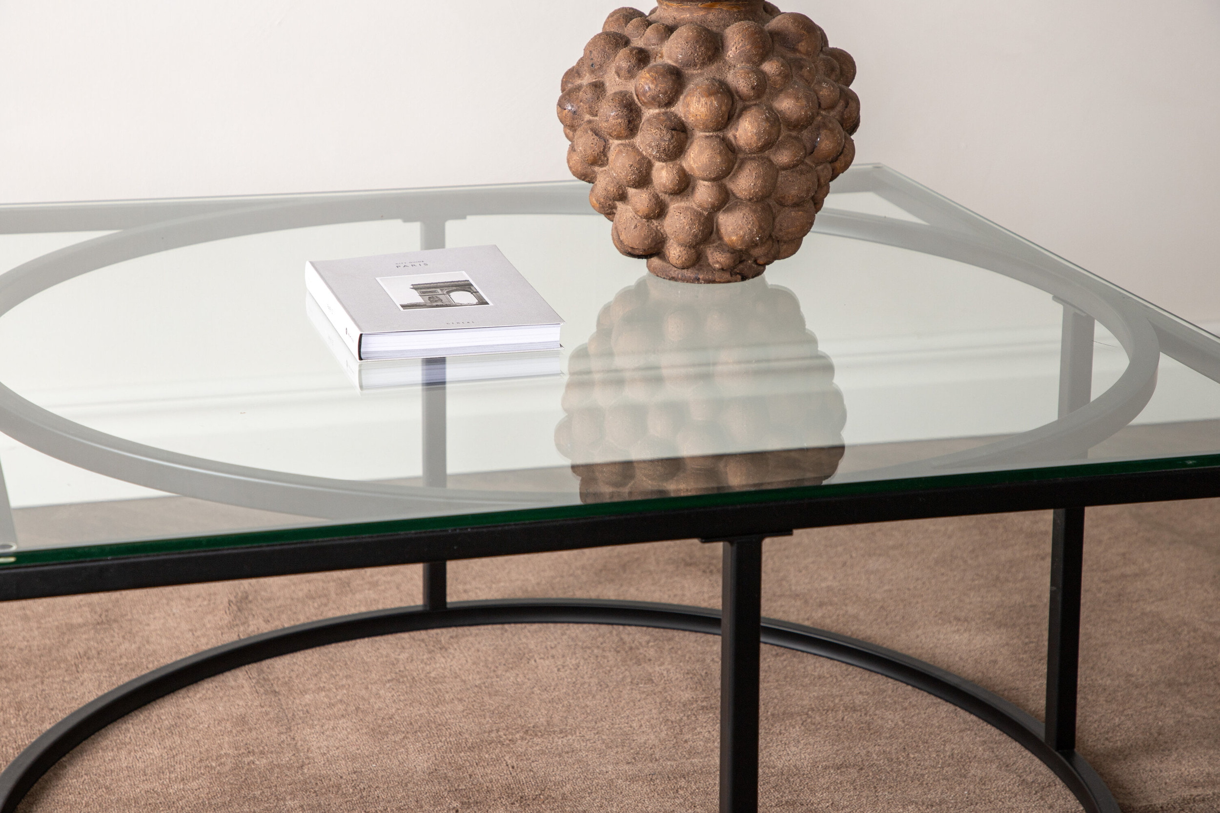 Nohr Salontafel 'Nycole' Glas, 90 x 90cm