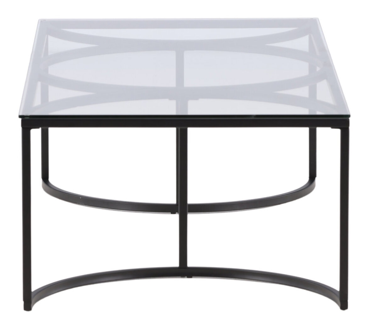 Nohr Salontafel 'Nycole' Glas, 140 x 70cm