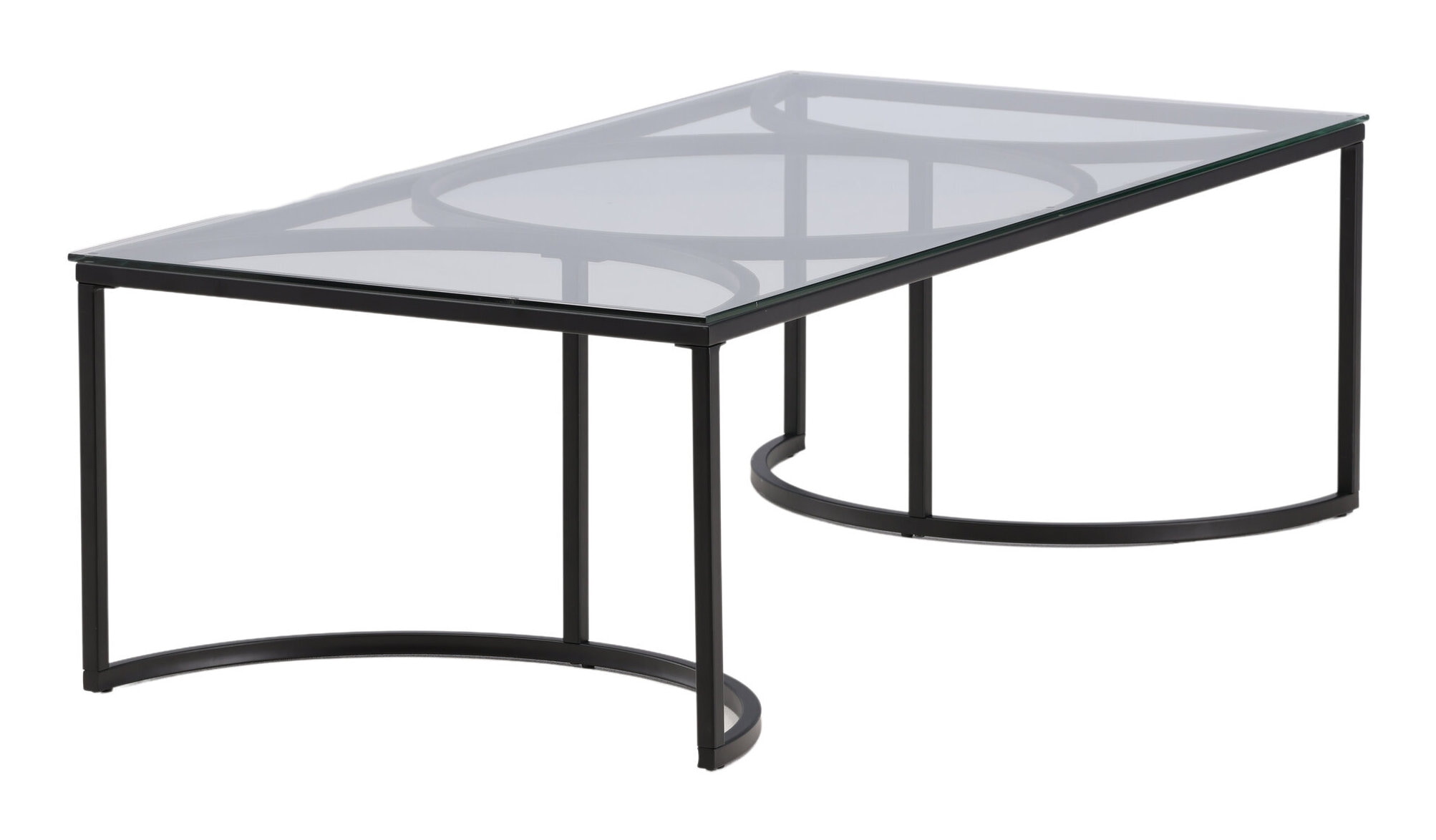 Nohr Salontafel 'Nycole' Glas, 140 x 70cm