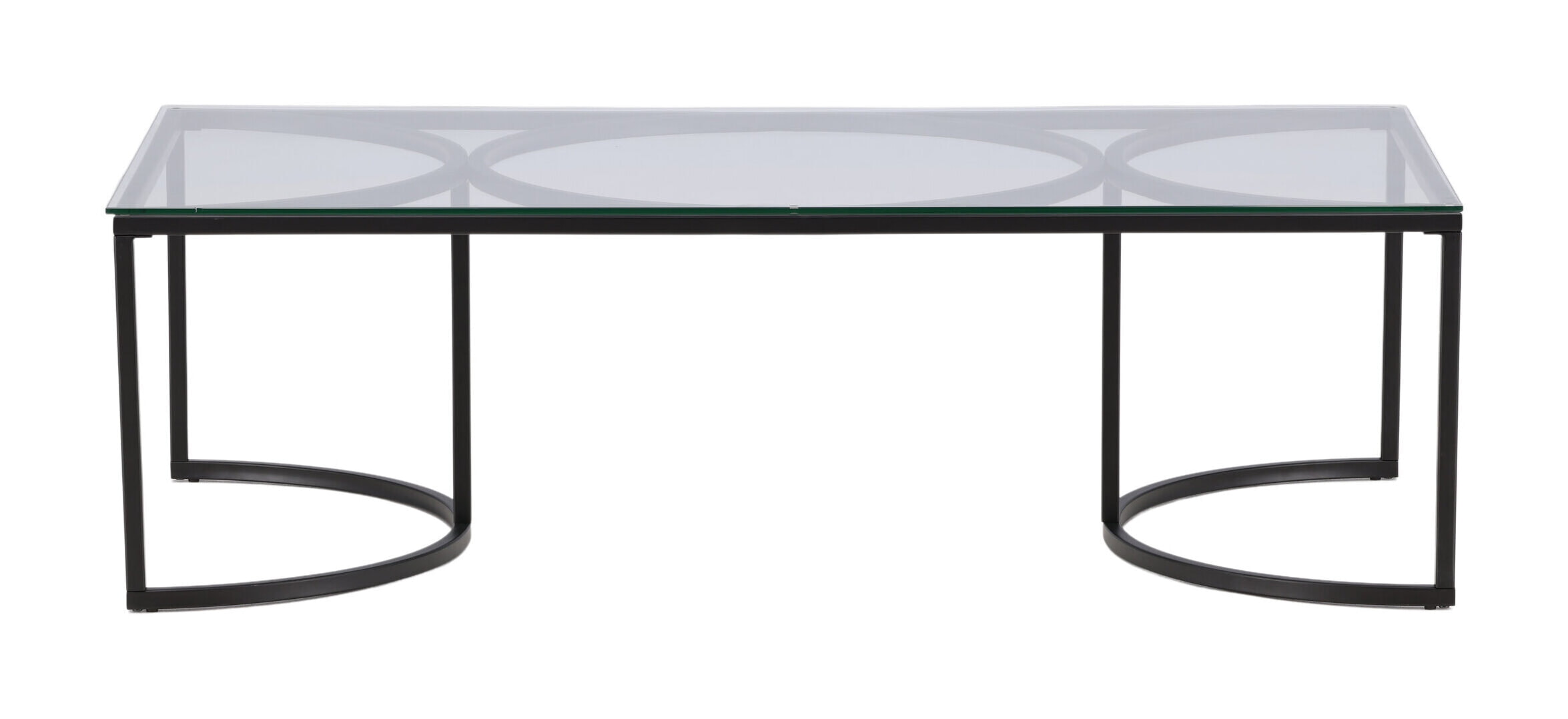 Nohr Salontafel 'Nycole' Glas, 140 x 70cm
