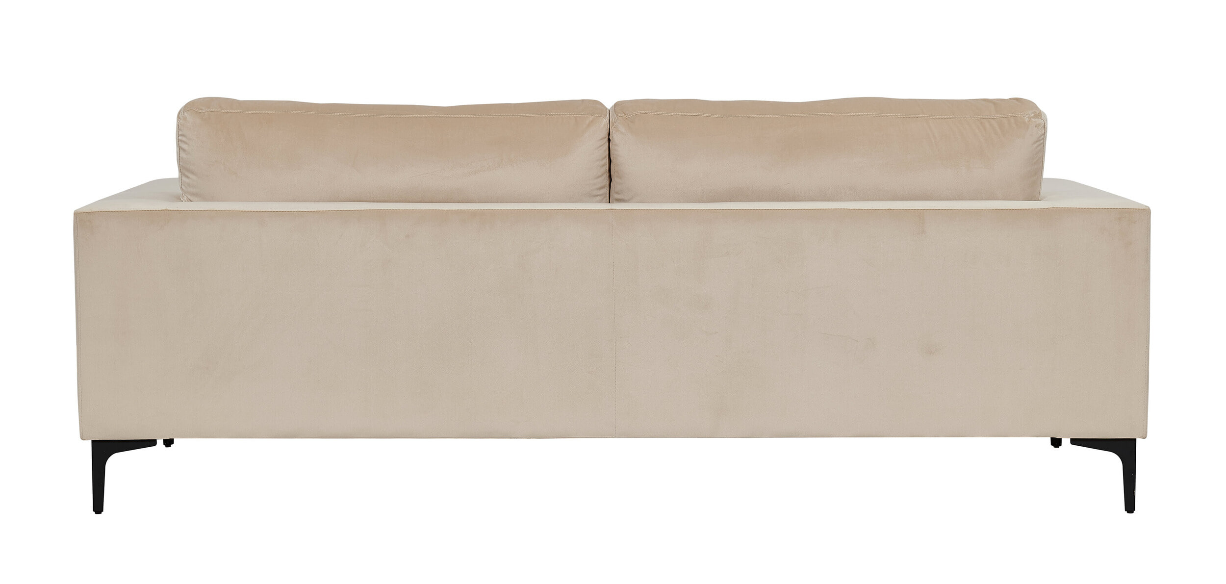 Nohr 3-zits Bank 'Laqueta' Velvet, kleur Beige