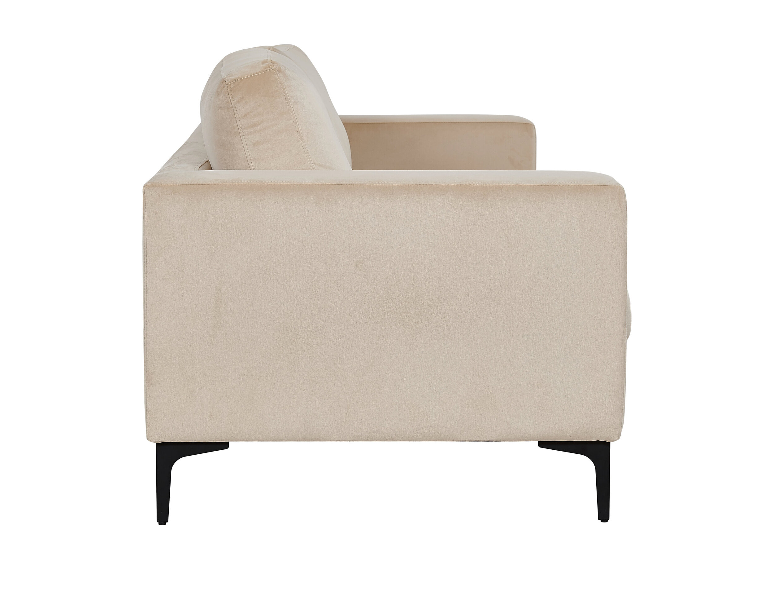 Nohr 3-zits Bank 'Laqueta' Velvet, kleur Beige