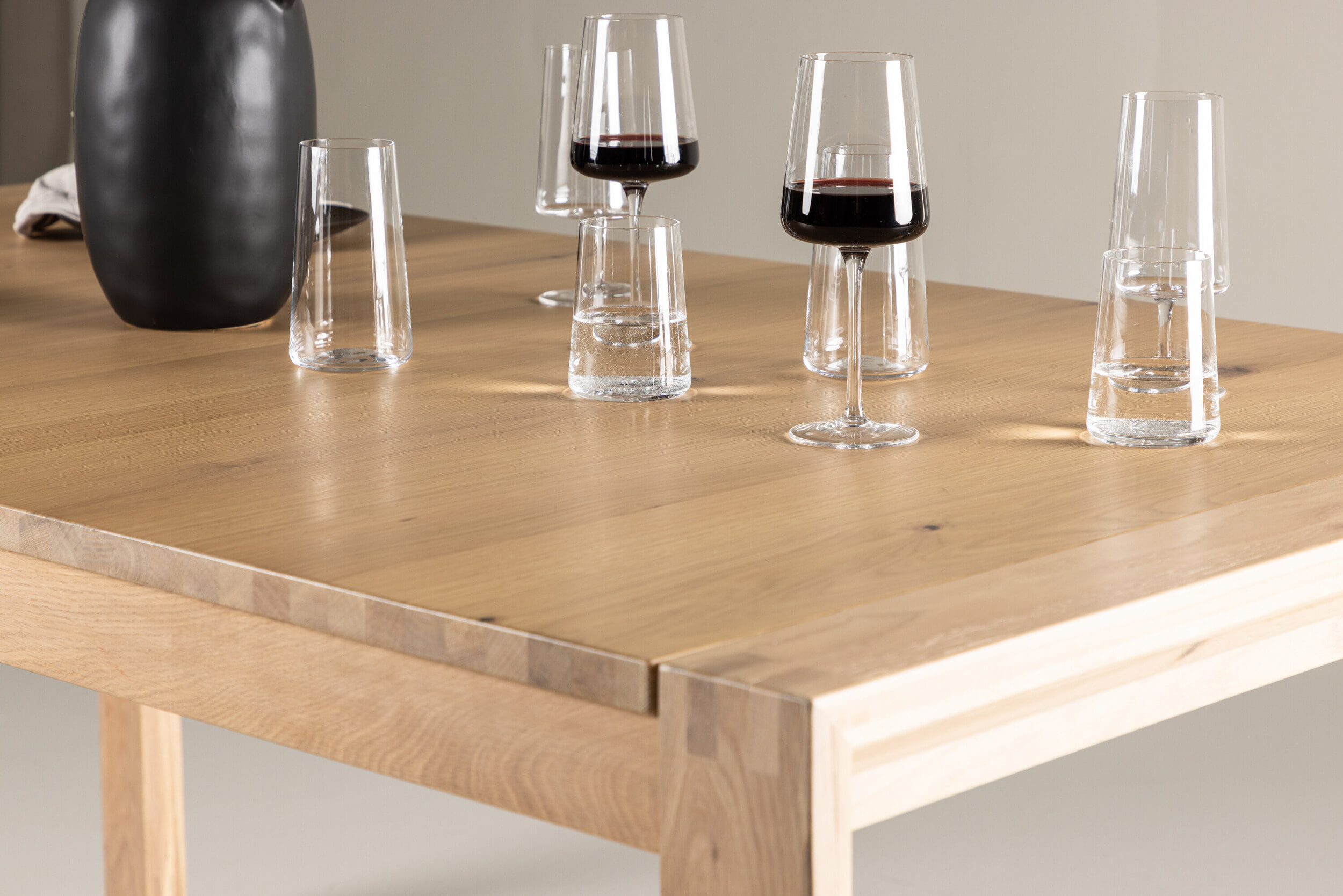 Nohr Uitschuifbare Eettafel 'Cederick' Eikenhout, 170/210/250 x 95cm, kleur Naturel