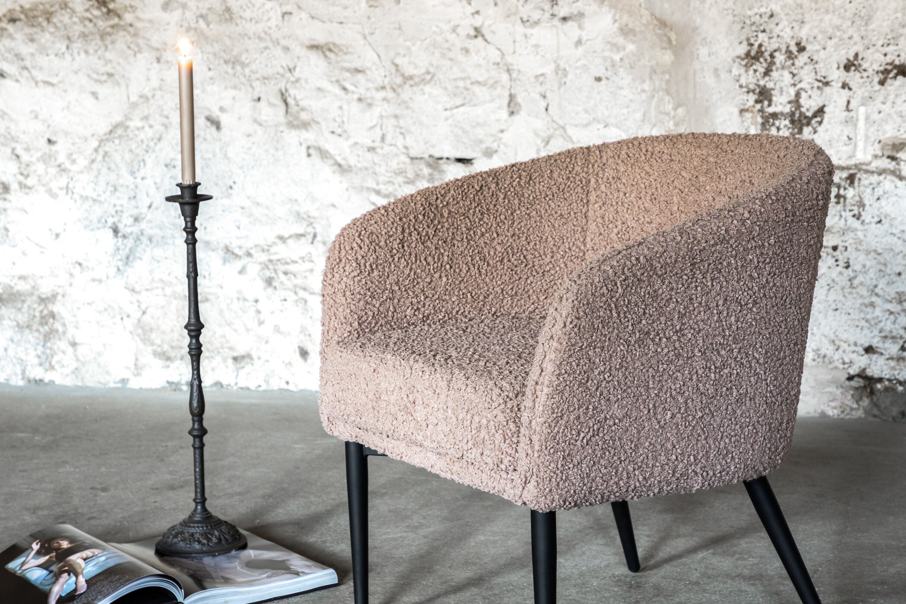 Nohr Fauteuil 'Jennilee' Teddy, kleur Bruin