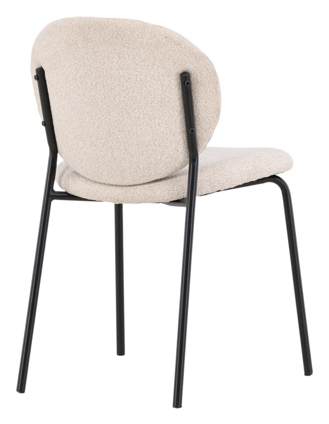 Nohr Eetkamerstoel 'Marguita' Bouclé, kleur Beige