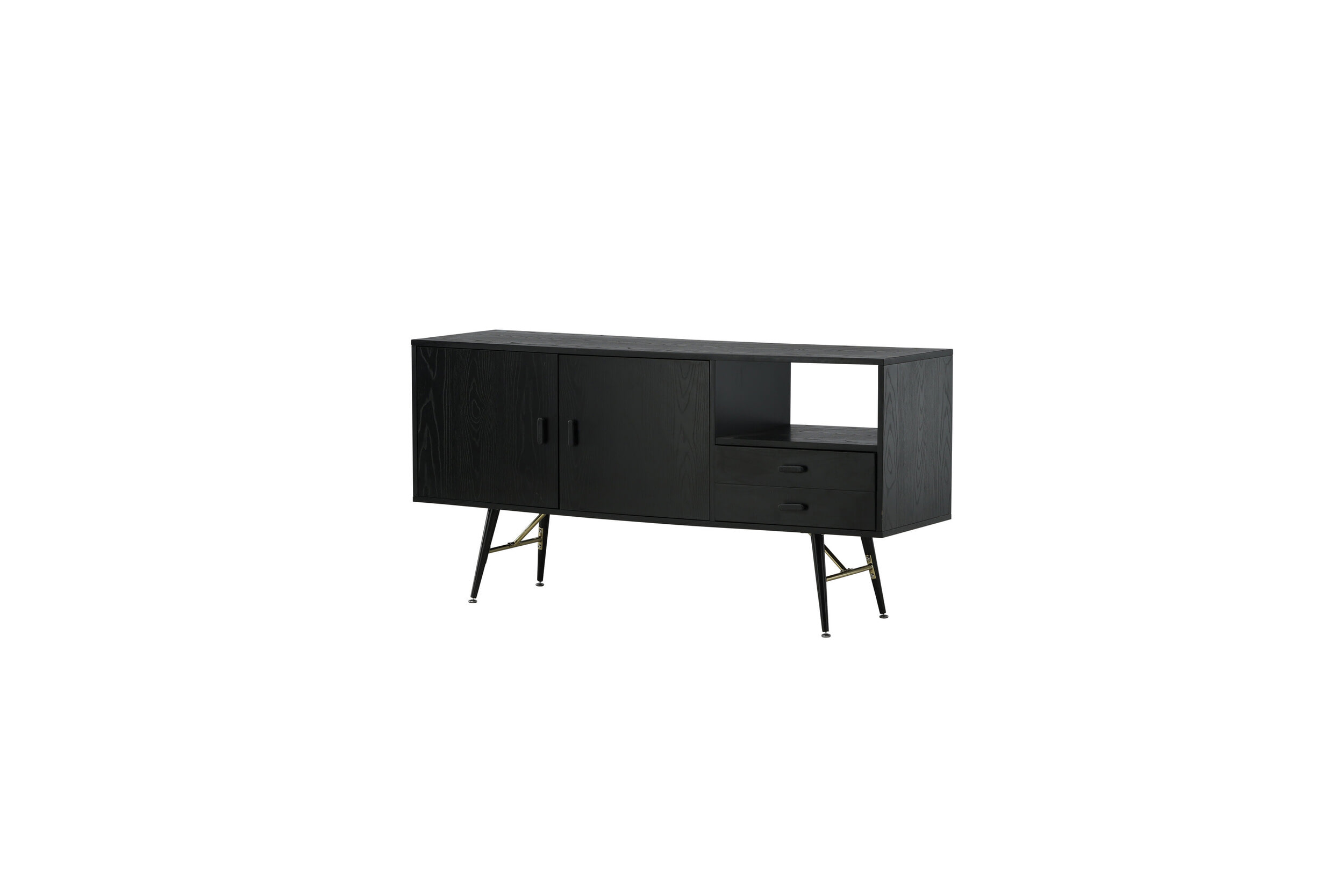 Nohr Dressoir 'Frisco' 160cm, kleur Zwart