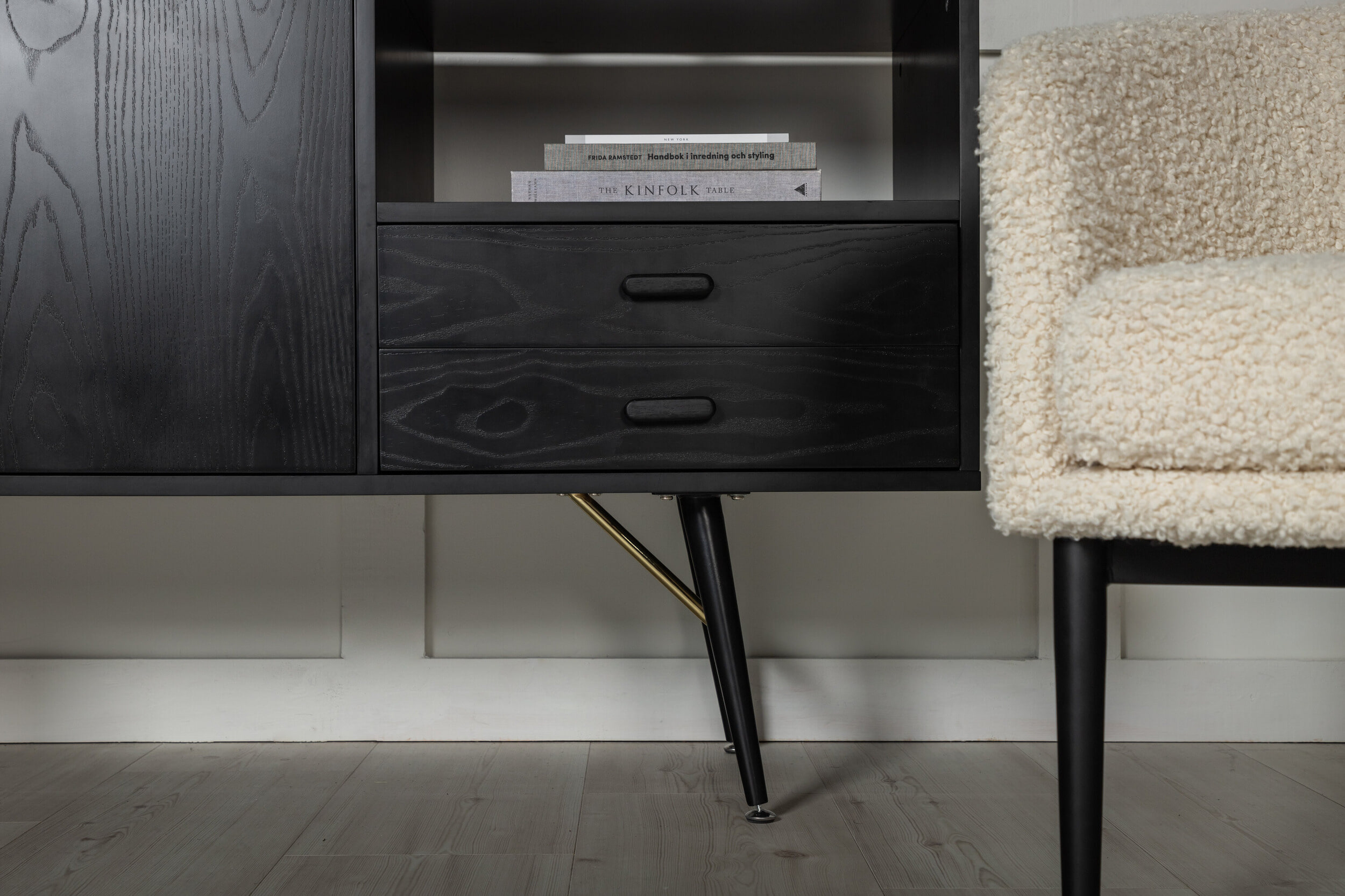 Nohr Dressoir 'Frisco' 160cm, kleur Zwart