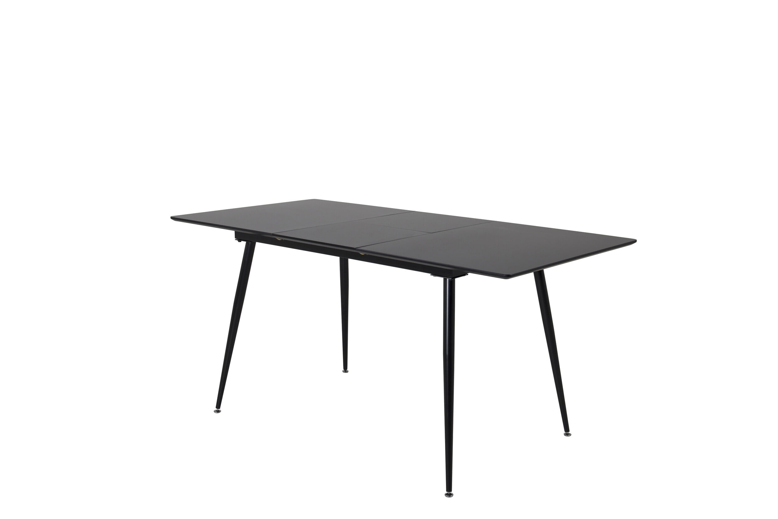 Nohr Uitschuifbare Eettafel 'Tenequa' MDF, 120/160 x 80cm, kleur Zwart