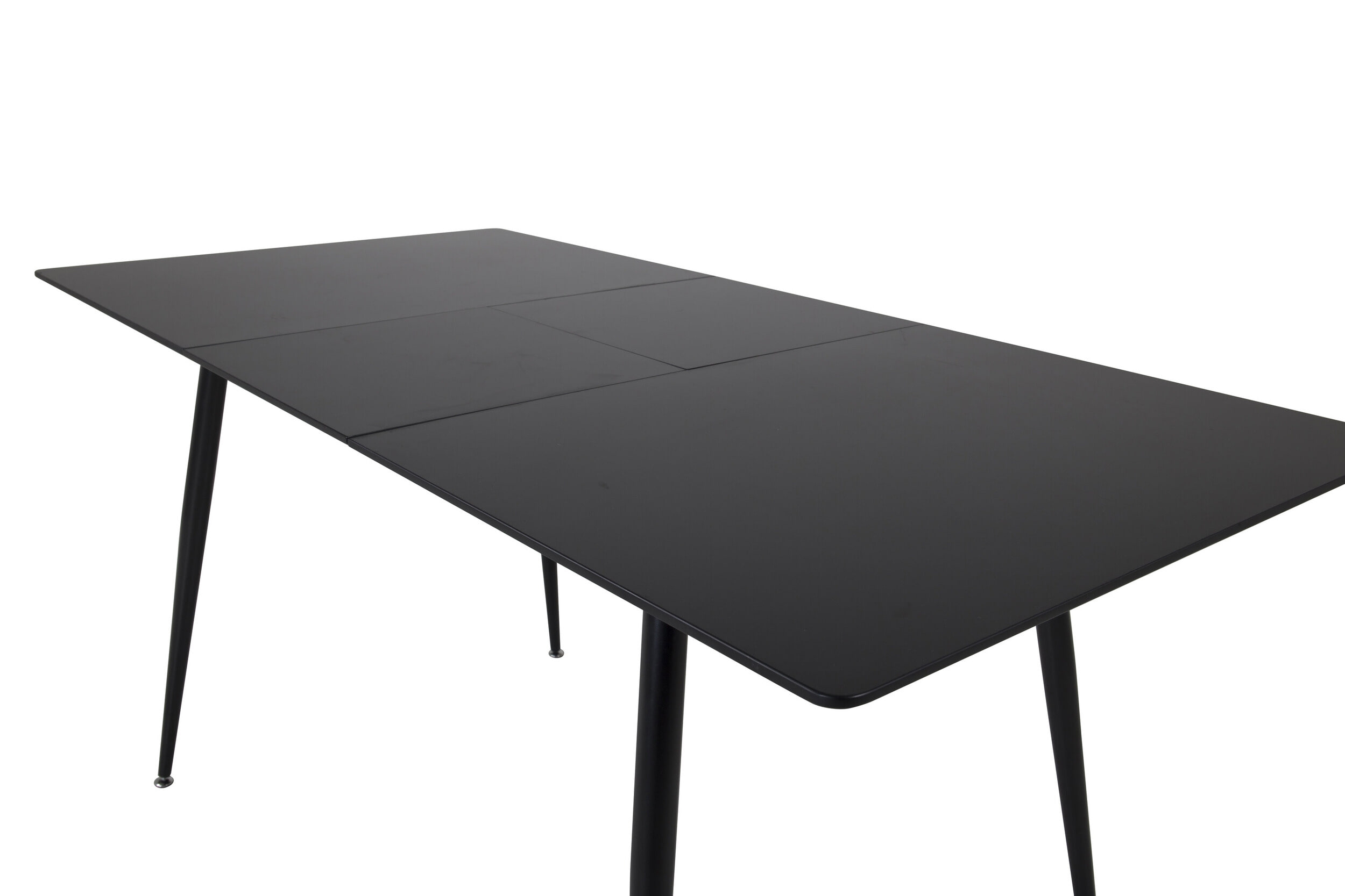 Nohr Uitschuifbare Eettafel 'Tenequa' MDF, 120/160 x 80cm, kleur Zwart
