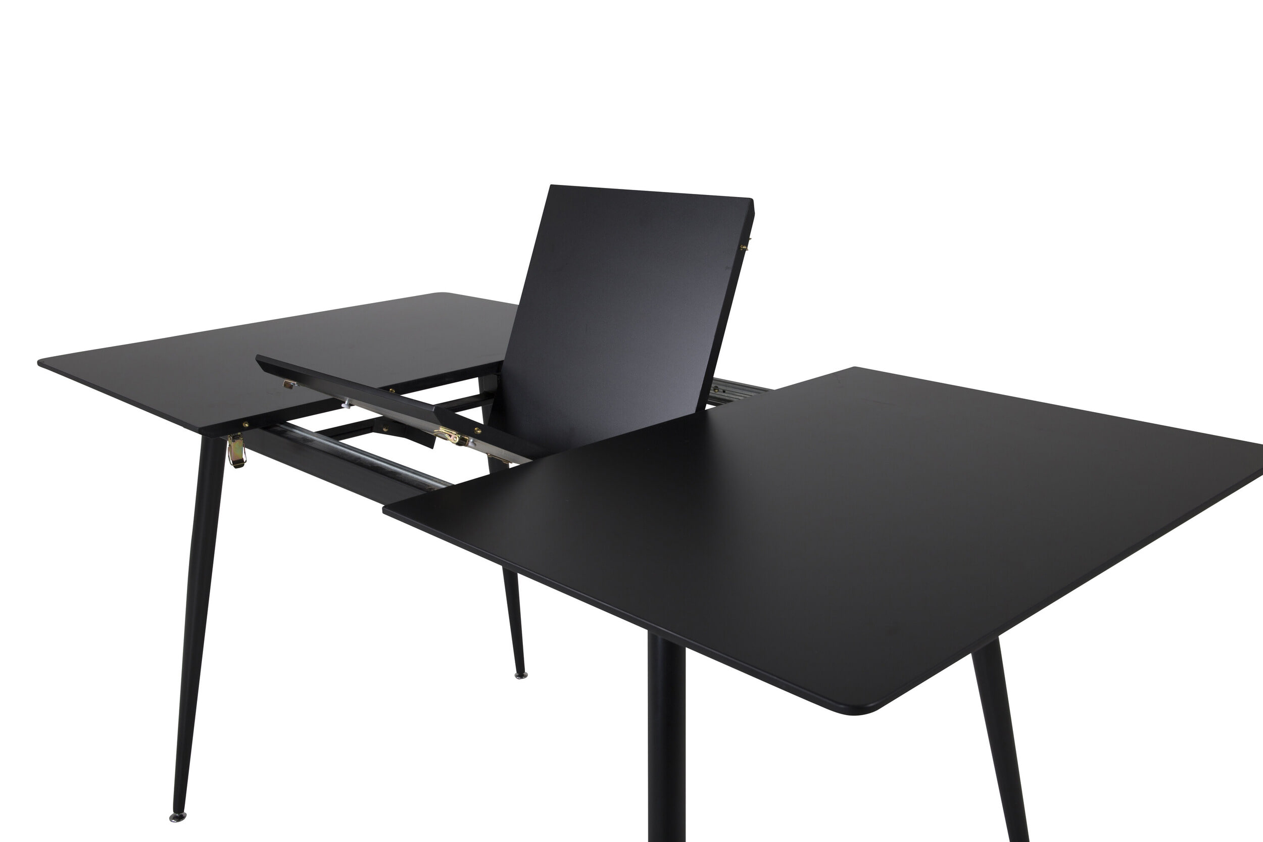 Nohr Uitschuifbare Eettafel 'Tenequa' MDF, 120/160 x 80cm, kleur Zwart