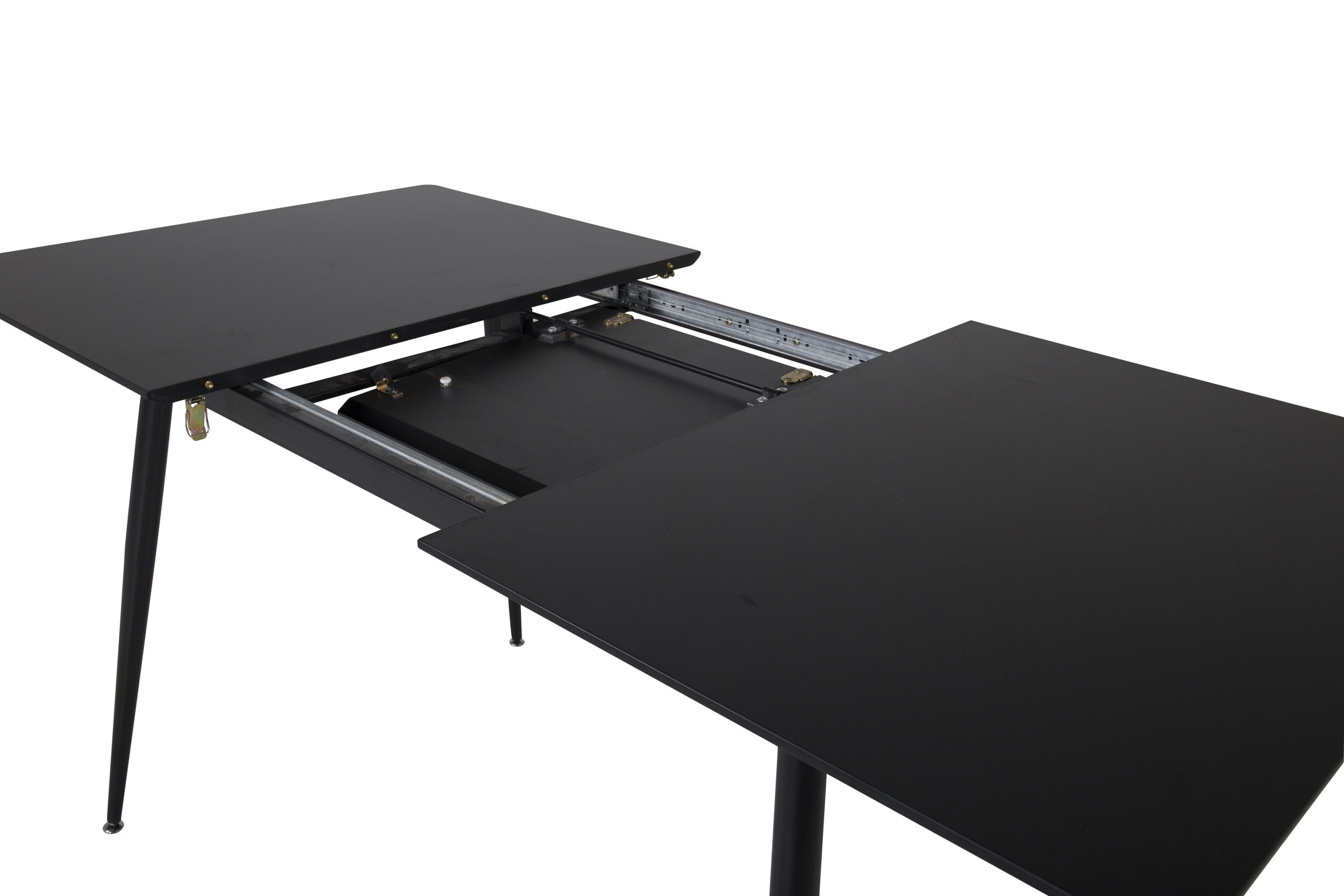 Nohr Uitschuifbare Eettafel 'Tenequa' MDF, 120/160 x 80cm, kleur Zwart
