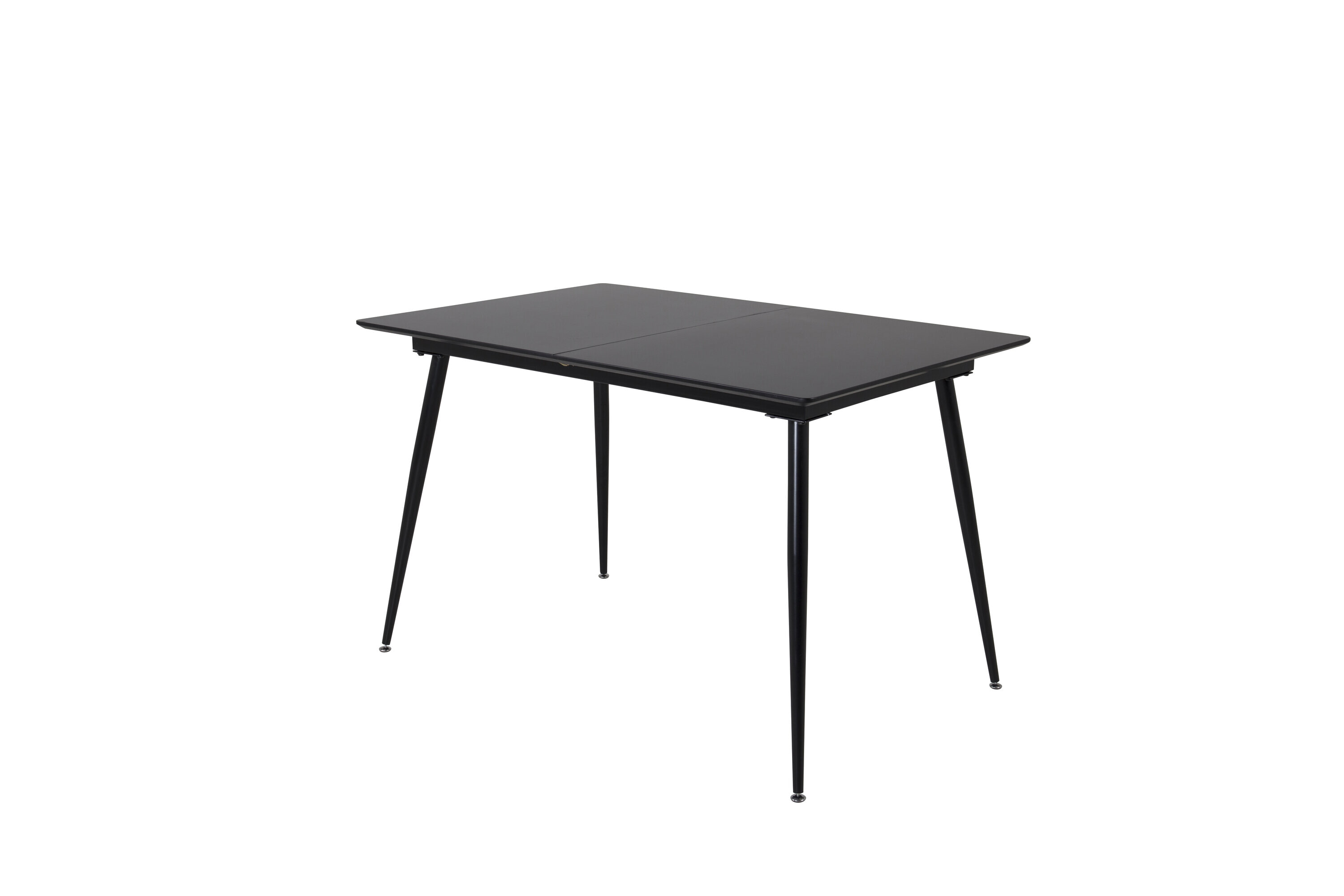 Nohr Uitschuifbare Eettafel 'Tenequa' MDF, 120/160 x 80cm, kleur Zwart