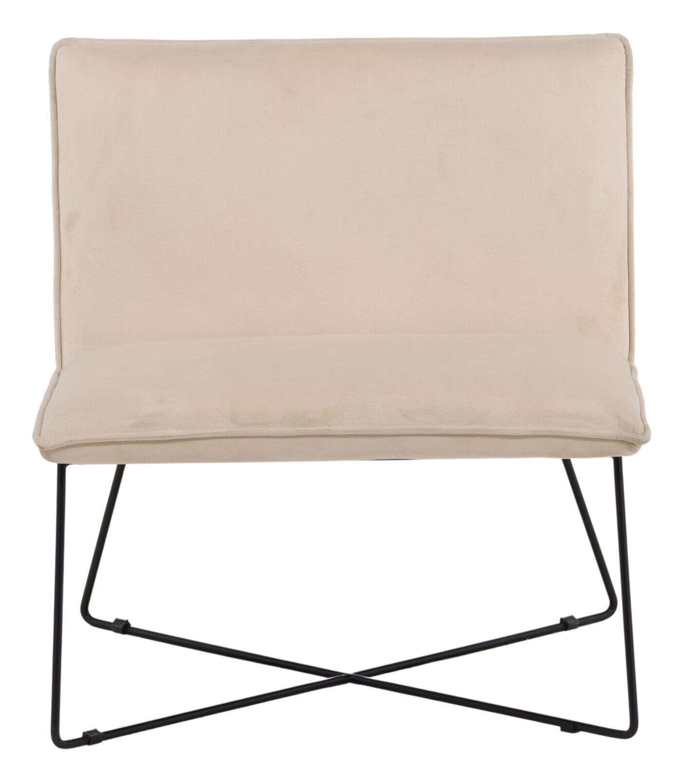 Nohr Fauteuil 'Tindra' Velvet, kleur Beige