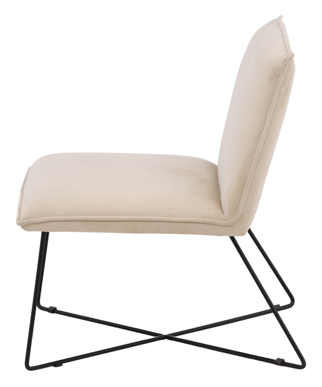 Nohr Fauteuil 'Tindra' Velvet, kleur Beige