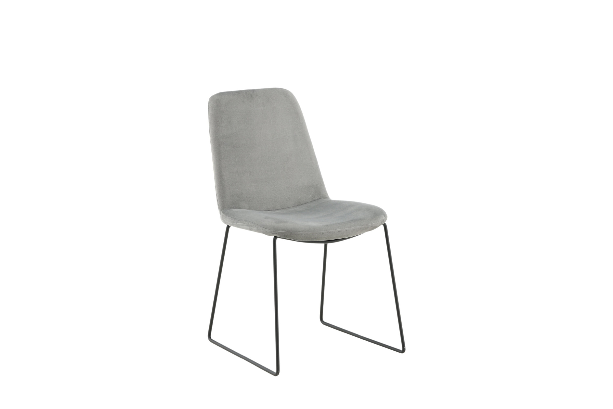 Nohr Eetkamerstoel 'Kandise' Velvet, kleur Grijs
