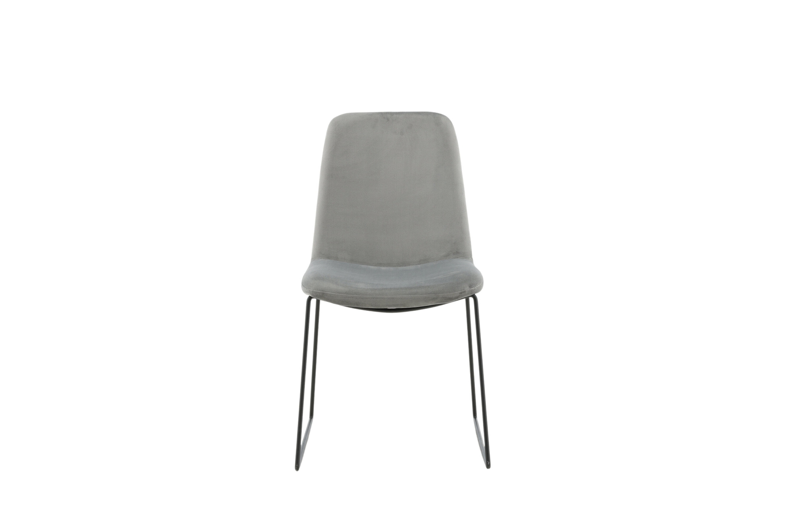 Nohr Eetkamerstoel 'Kandise' Velvet, kleur Grijs