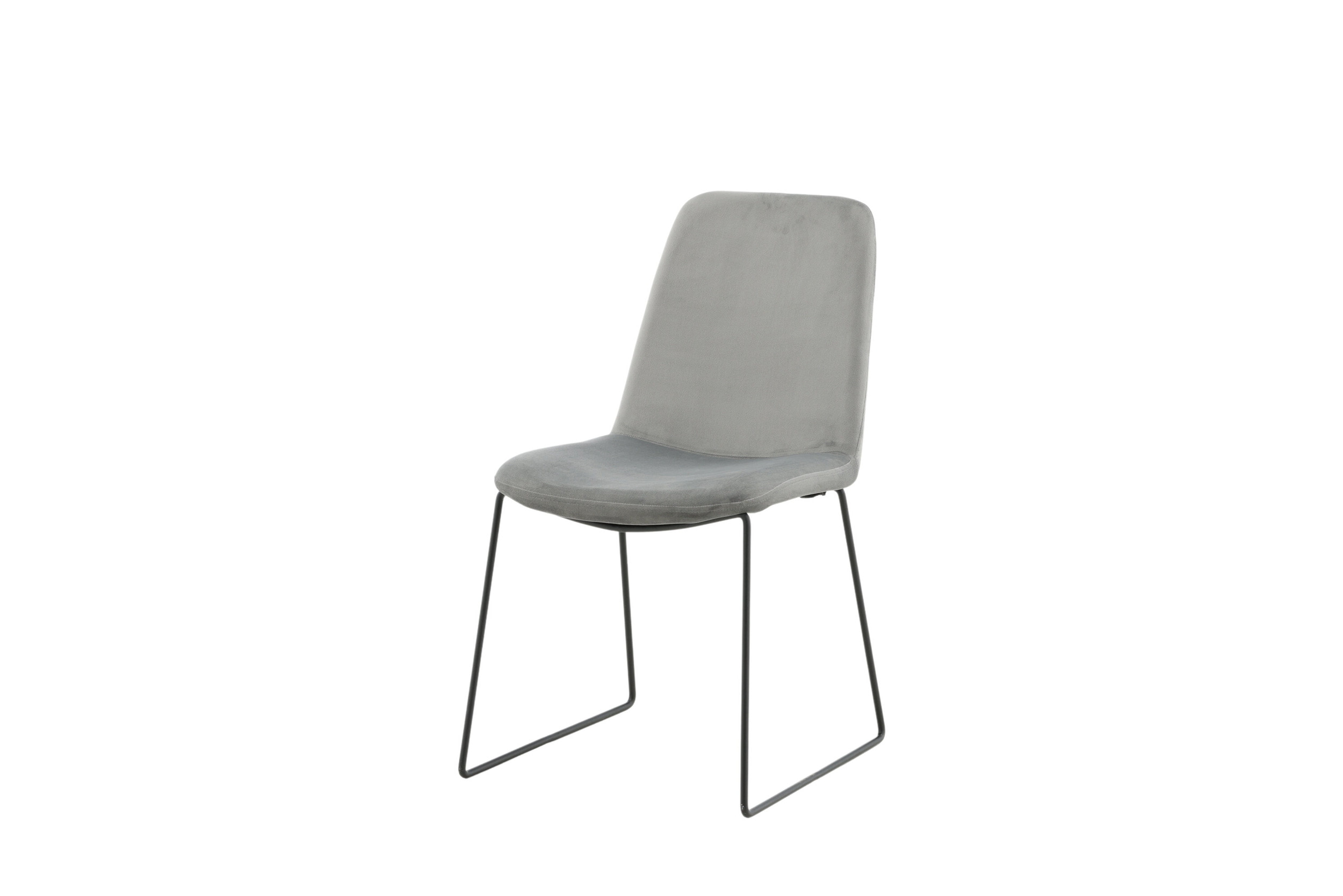 Nohr Eetkamerstoel 'Kandise' Velvet, kleur Grijs