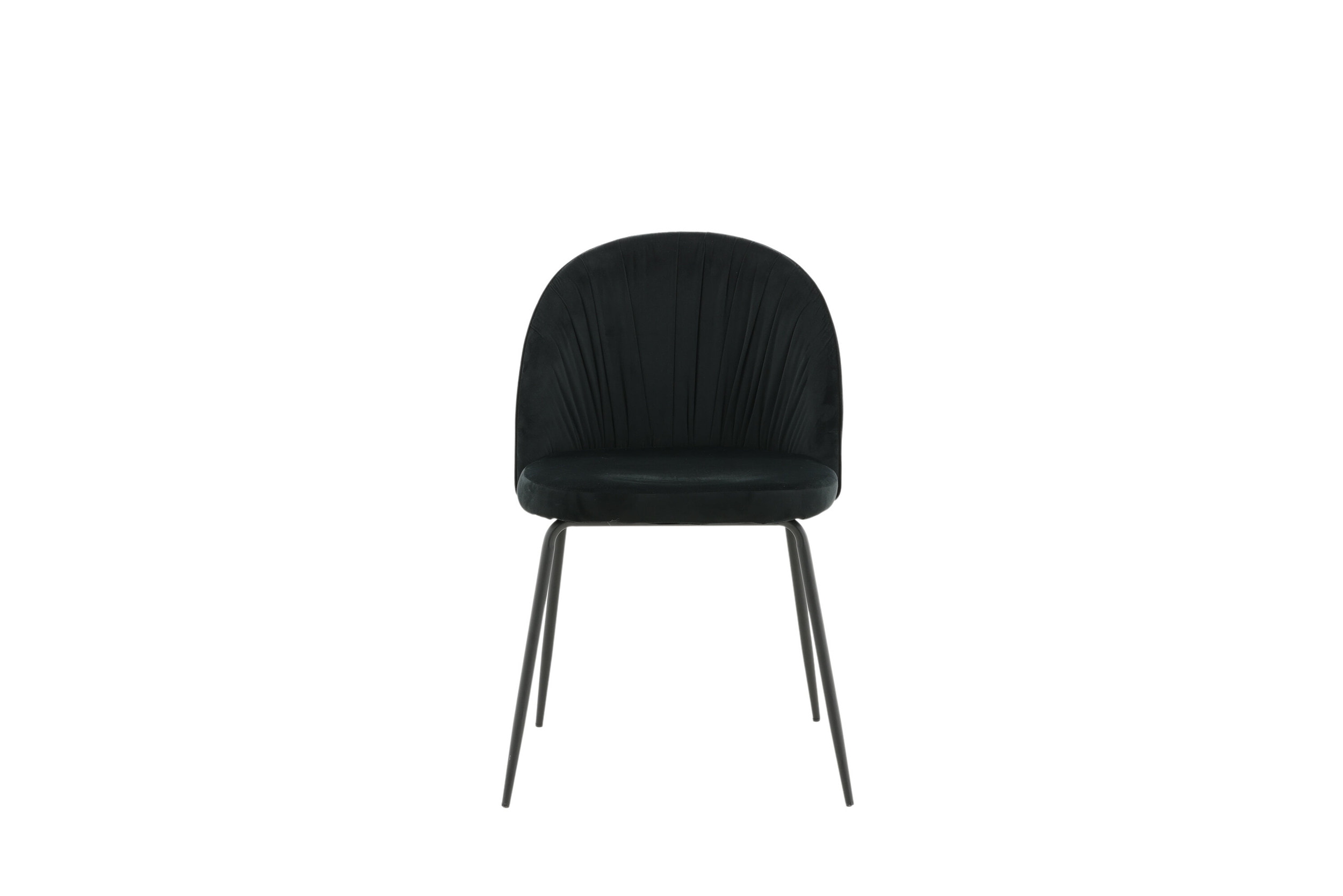 Nohr Eetkamerstoel 'Tangee' Velvet, kleur Zwart