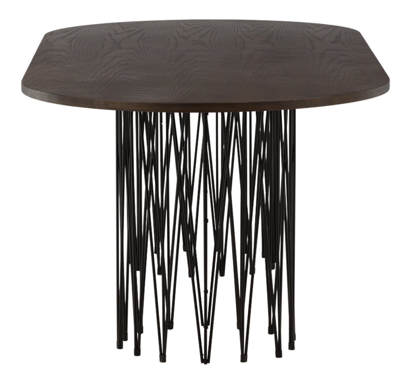 Nohr Ovale Eettafel 'Danni' 220 x 100cm, kleur Mokka