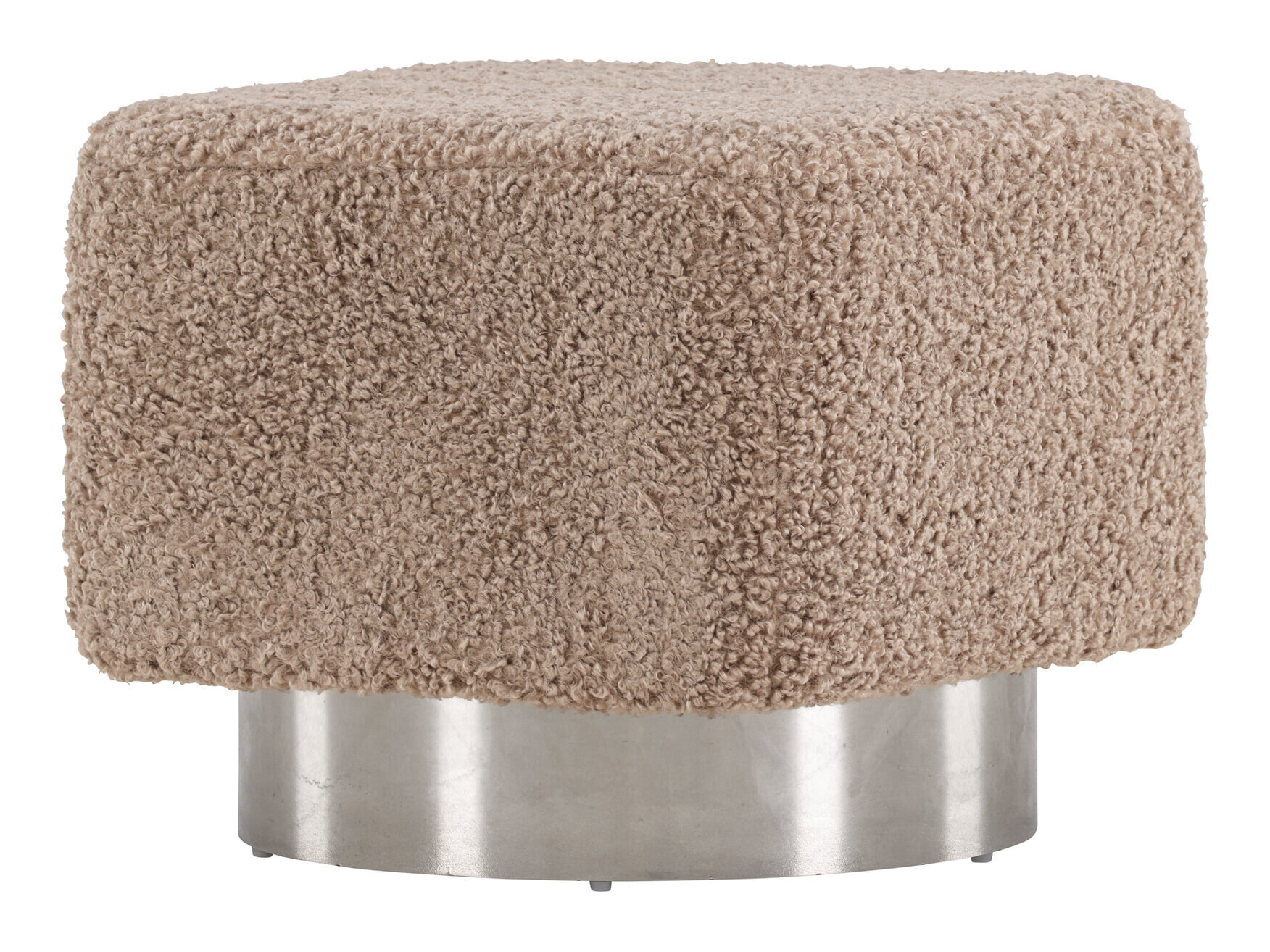 Nohr Poef 'Montey' Teddy, kleur Bruin